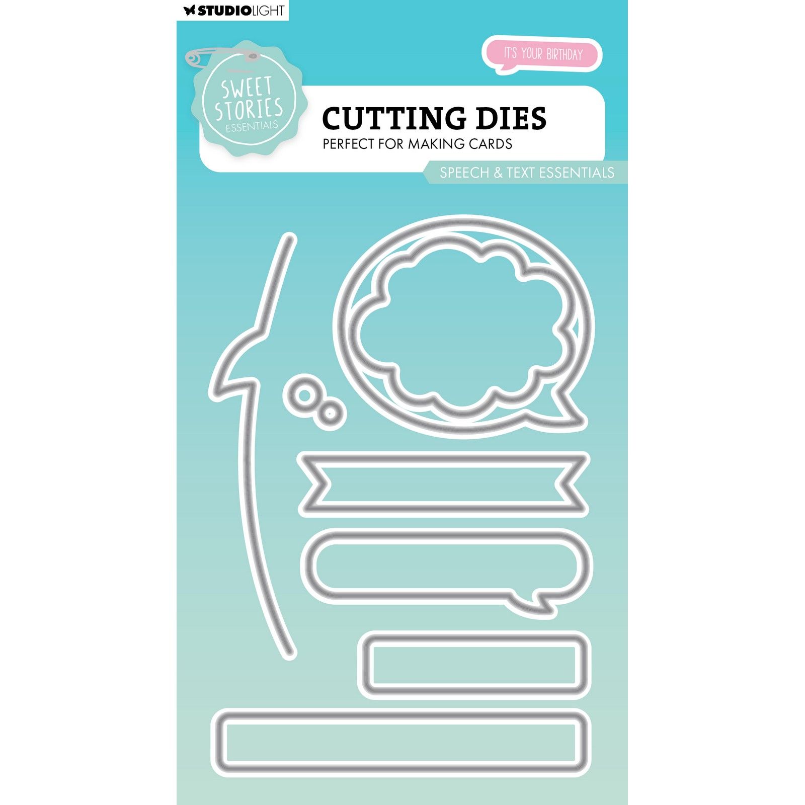 Studio Light • Sweet Stories Cutting Die Speech & tekst essentials