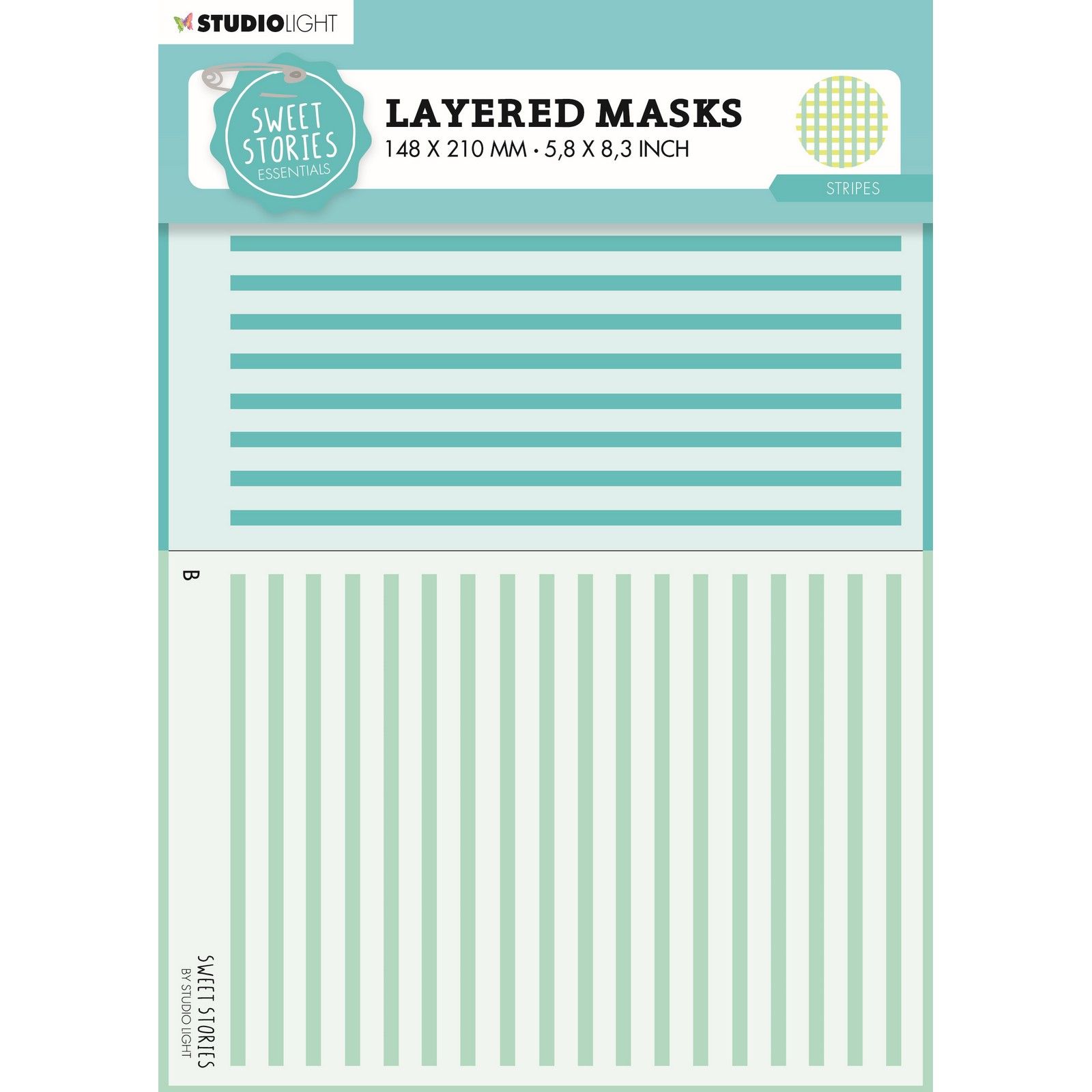 Studio Light • Sweet Stories Mask Stencil Stripes