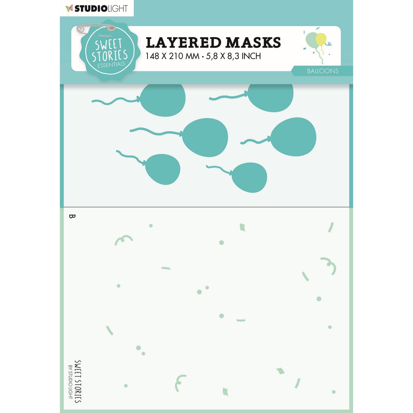 Studio Light • Sweet Stories Mask Stencil Balloons