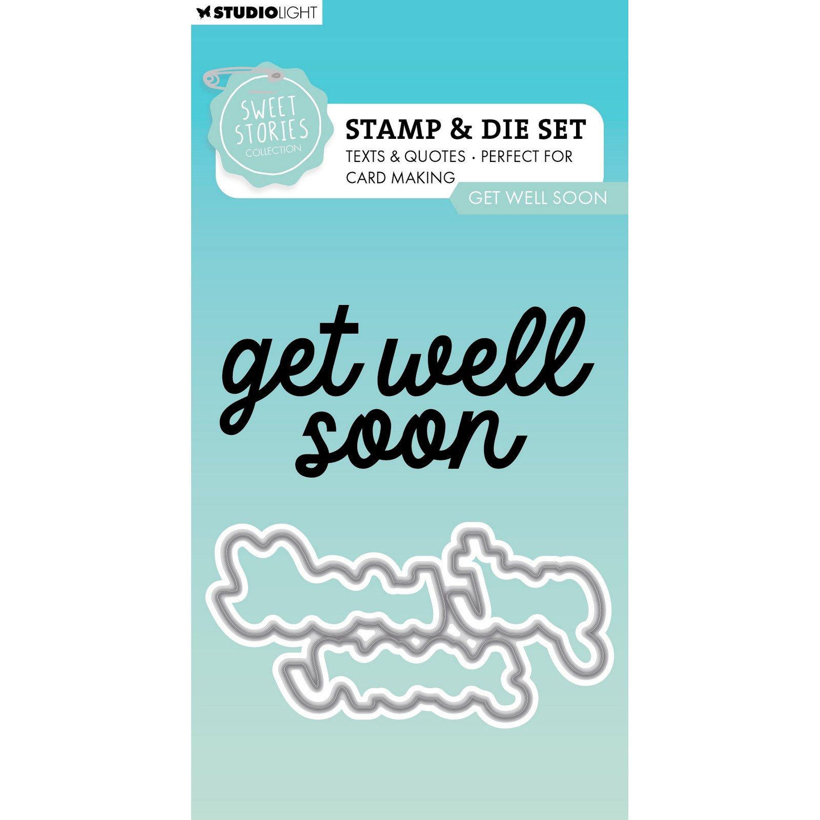 Studio Light • Sweet Stories Stamp & Cutting Die Get Well Soon