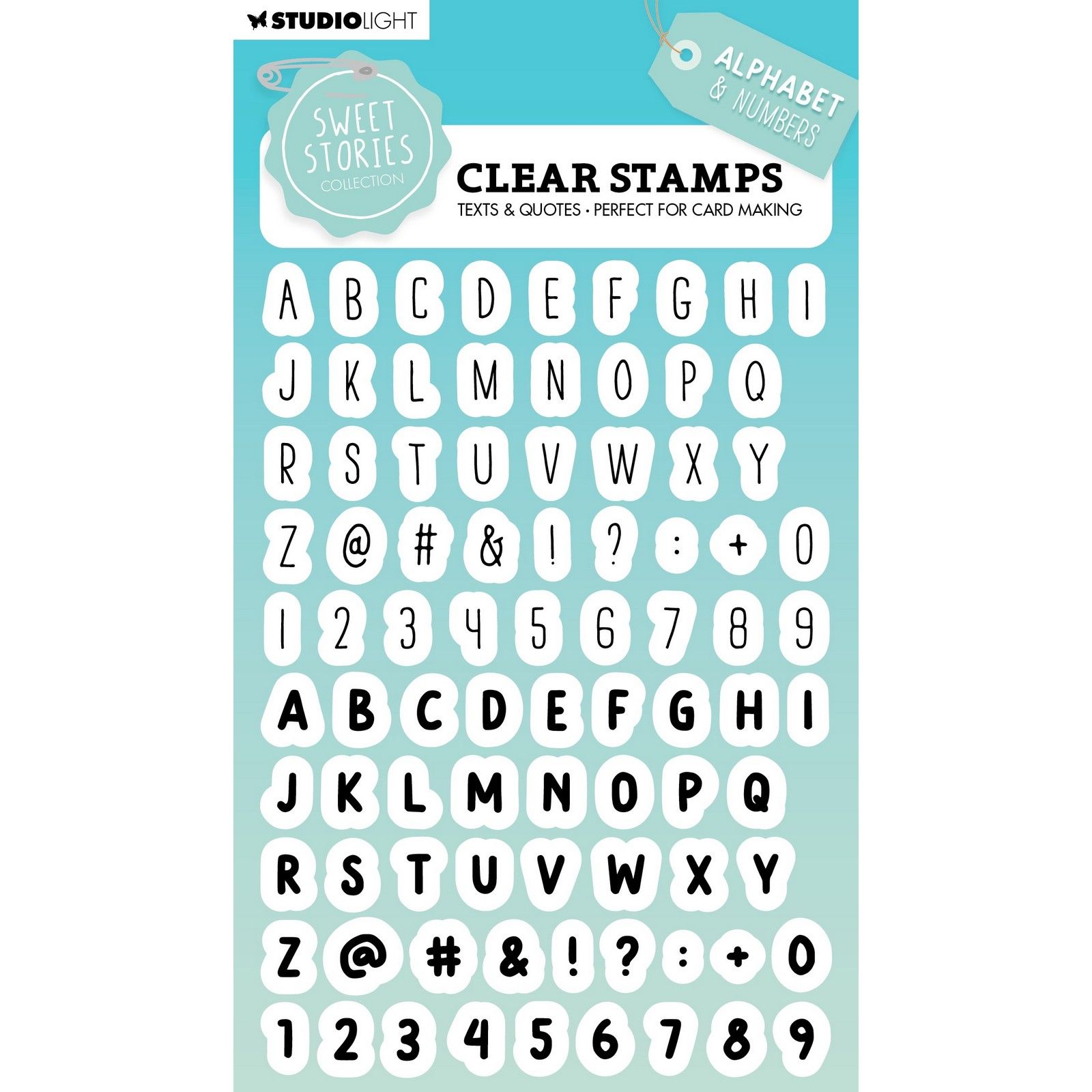 Studio Light • Sweet Stories Clear Stamp Alphabet