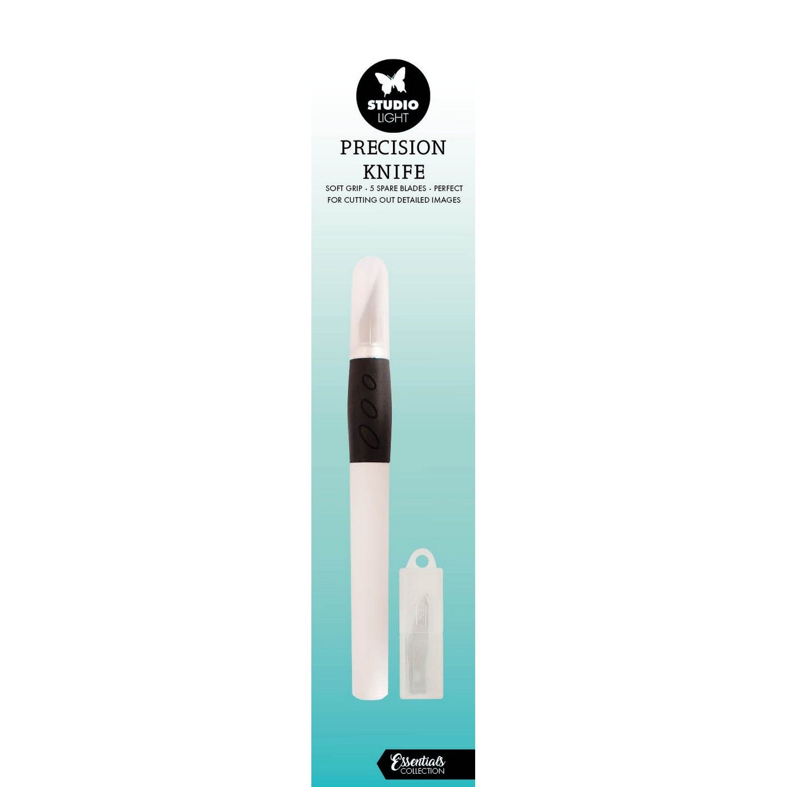 Studio Light • Essentials Tools Precision Knife Soft Grip + 5 Blades