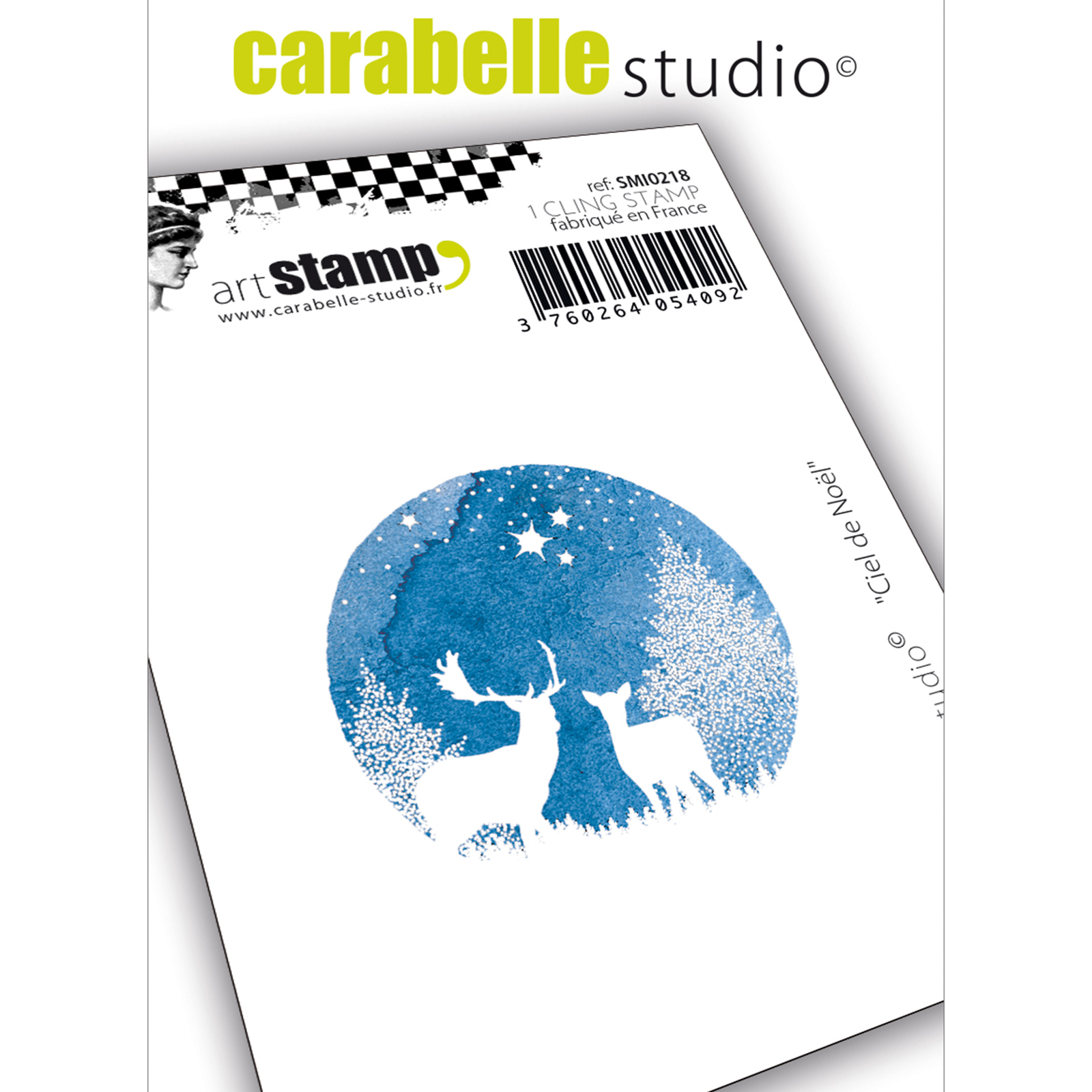 Carabelle Studio • Cling Stamp Ciel De Noel