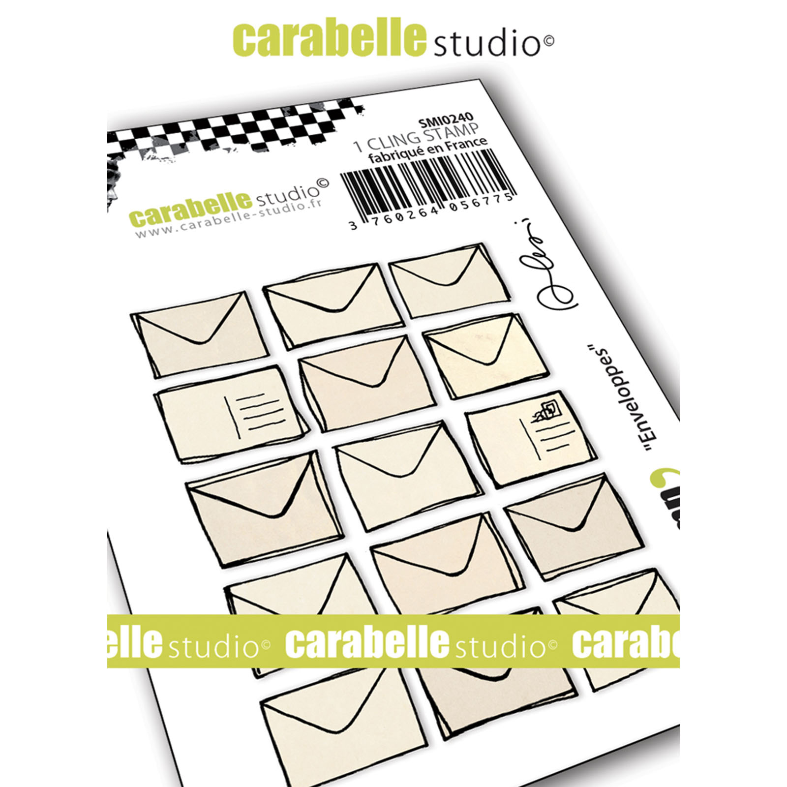 Carabelle Studio • Cling Stamp Enveloppes