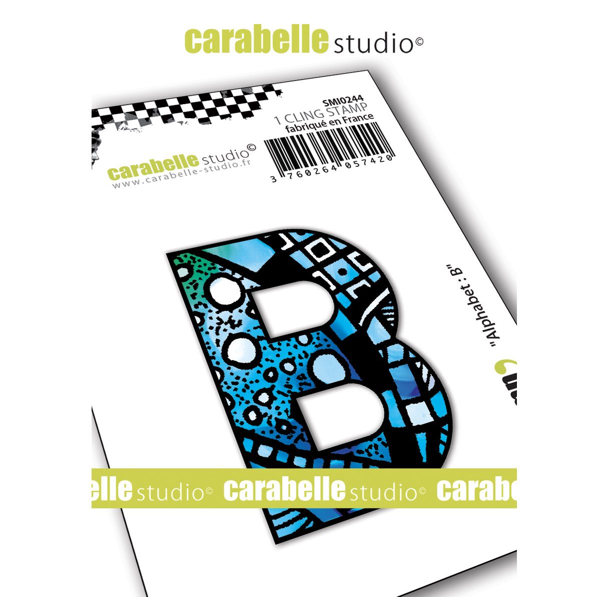 Carabelle Studio • Cling stamp small alphabet B