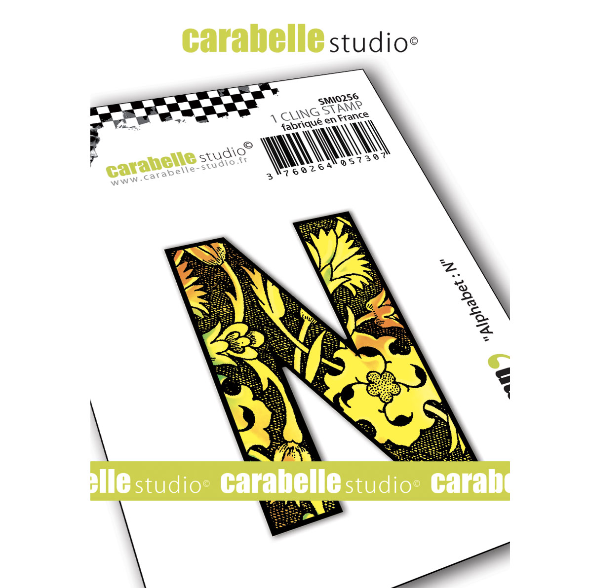 Carabelle Studio • Cling stamp small alphabet N