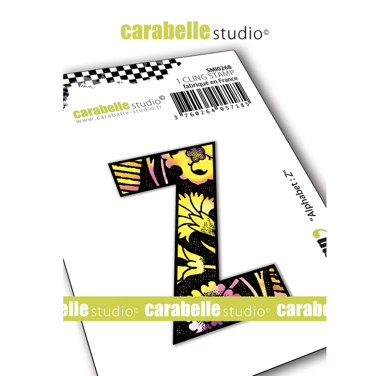 Carabelle Studio • Cling Stamp Small Alphabet Z