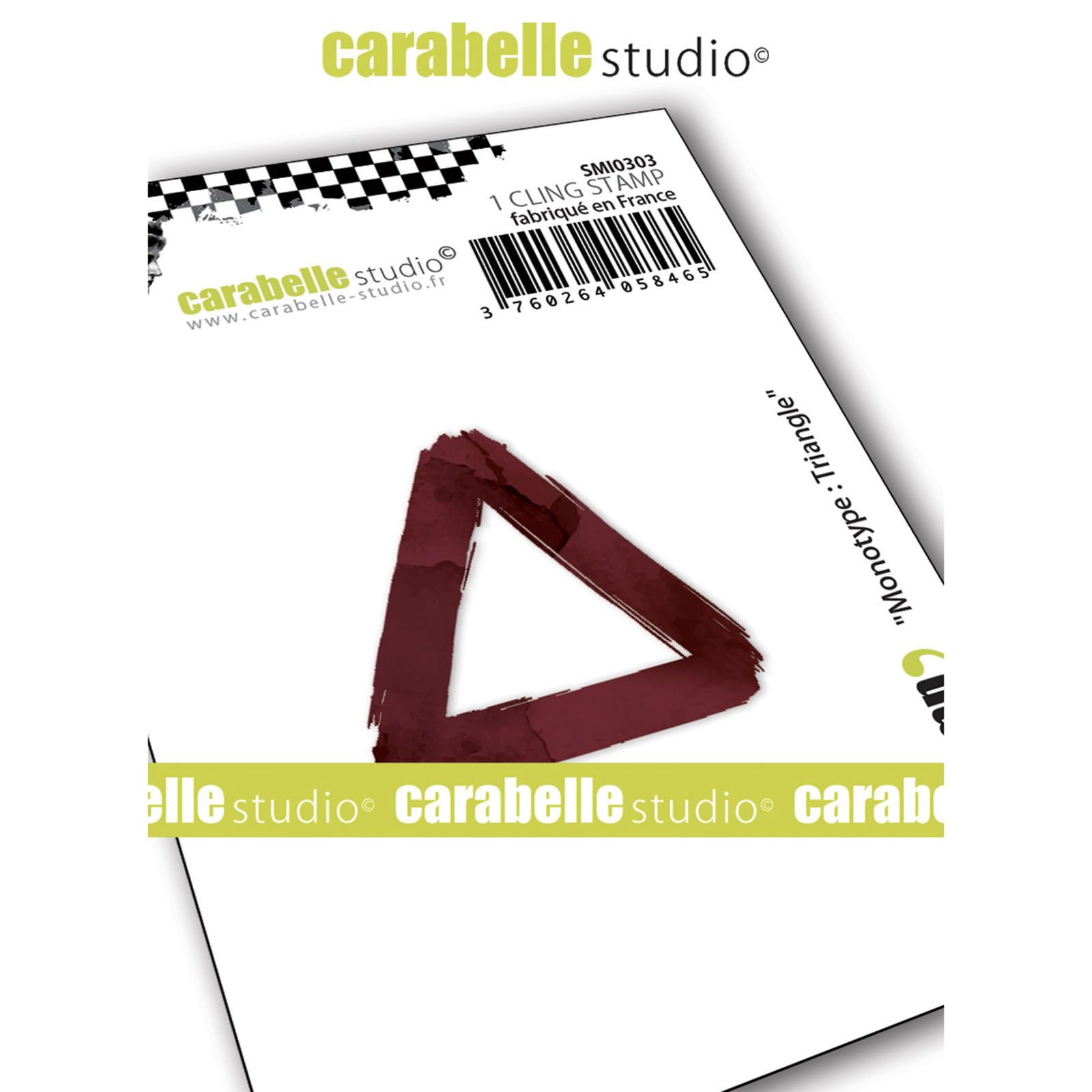 Carabelle Studio • Timbre cling petit monotype Triangle