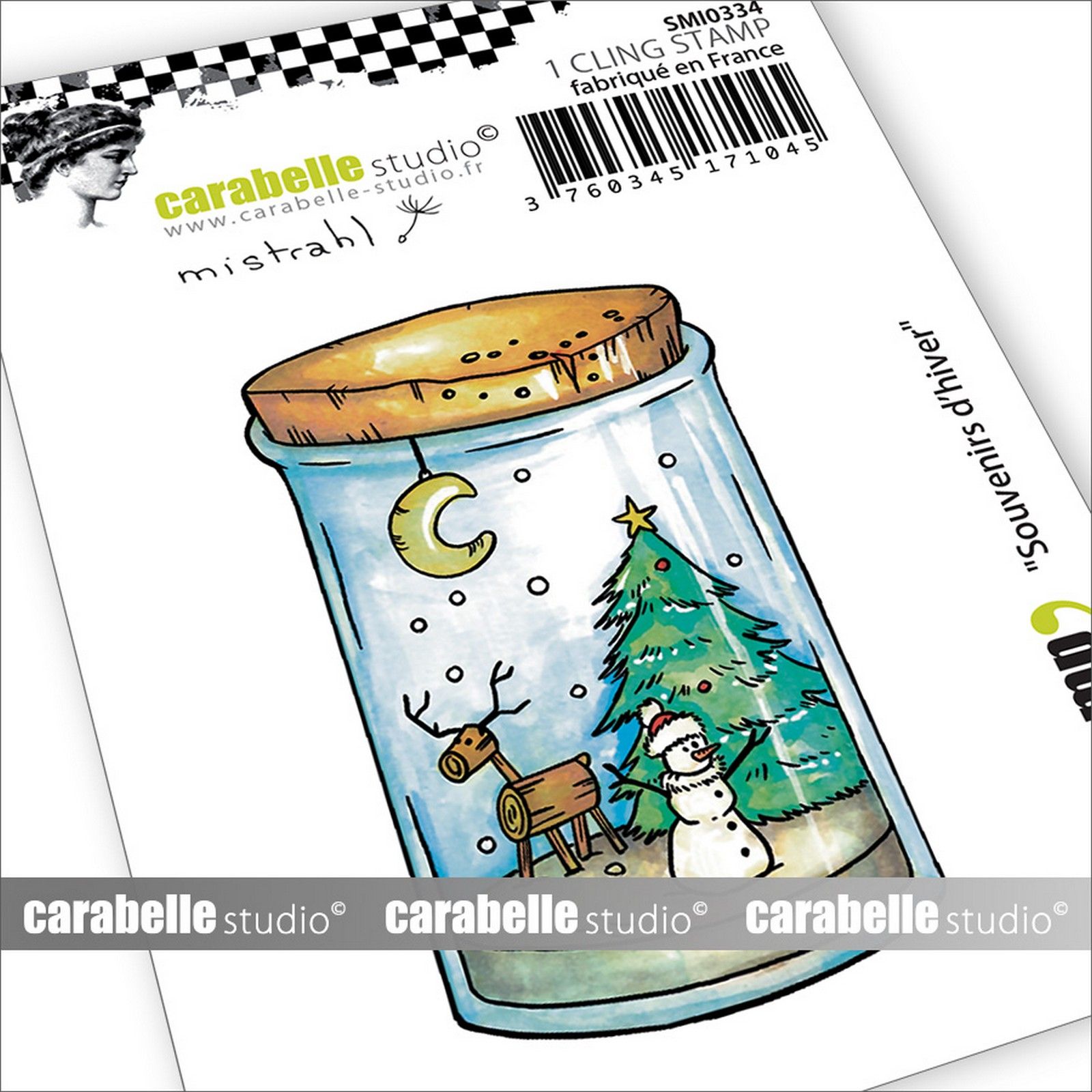 Carabelle Studio • Cling Stempel Souvenirs d’hiver by Mistrahl