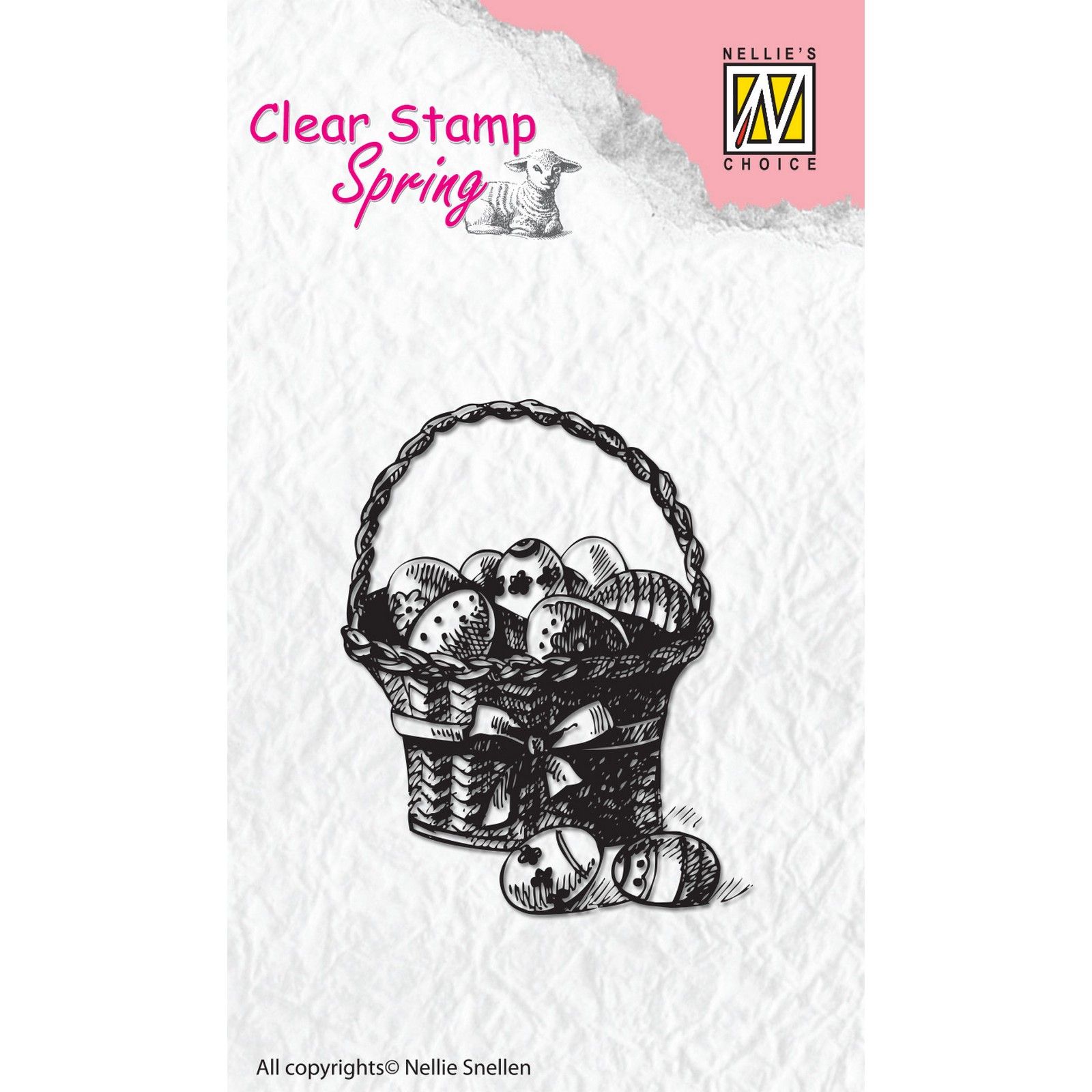 Nellie's Choice • Clear Stamp Spring Easter Eggs