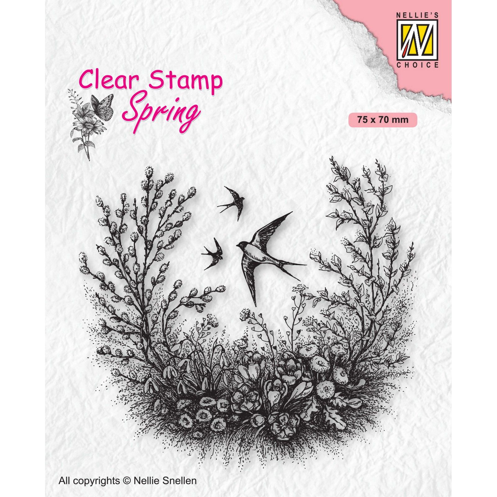 Nellie's Choice • Spring Clear Stamps Is in The Air