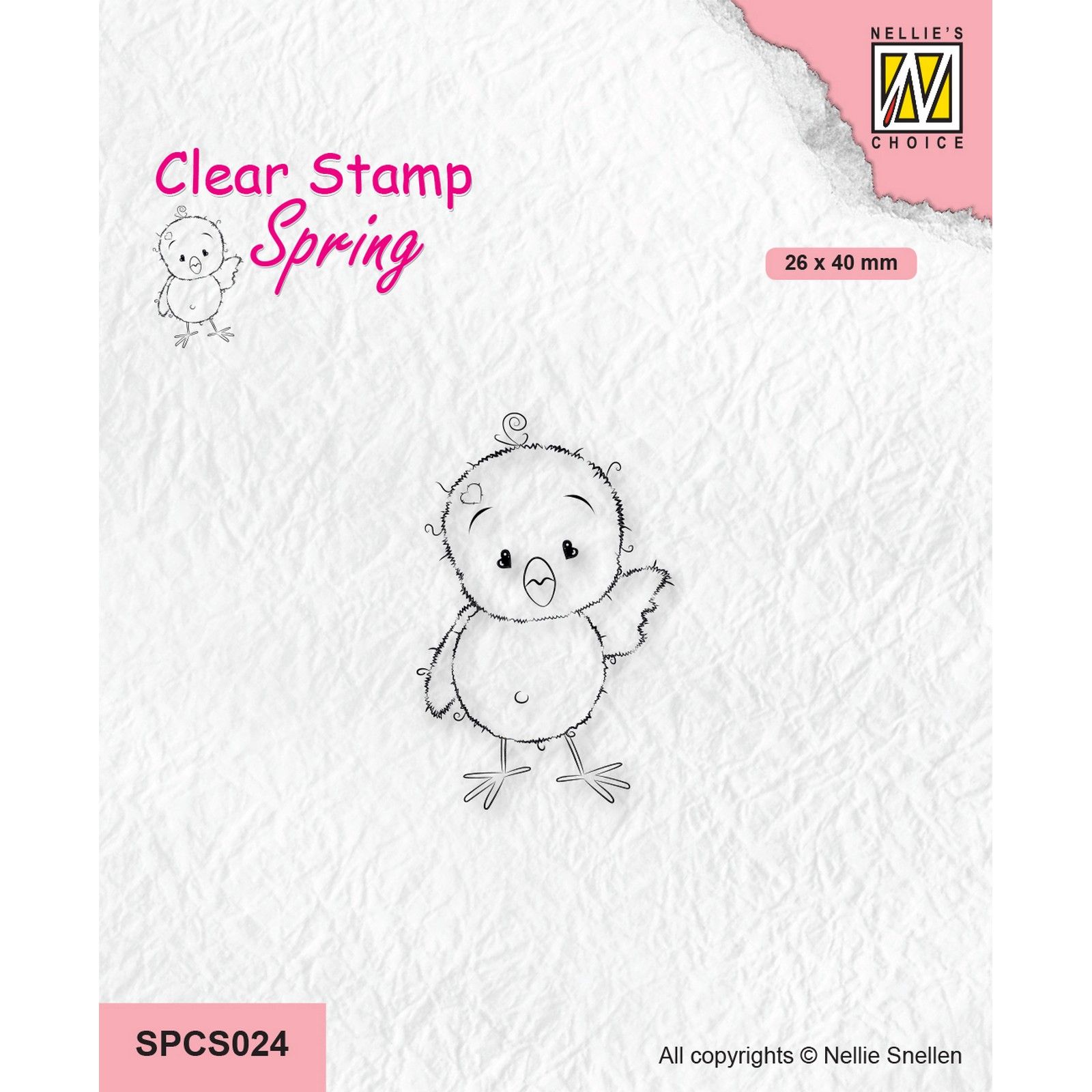 Nellie's Choice • Spring Chickies Clear Stamps Hi There