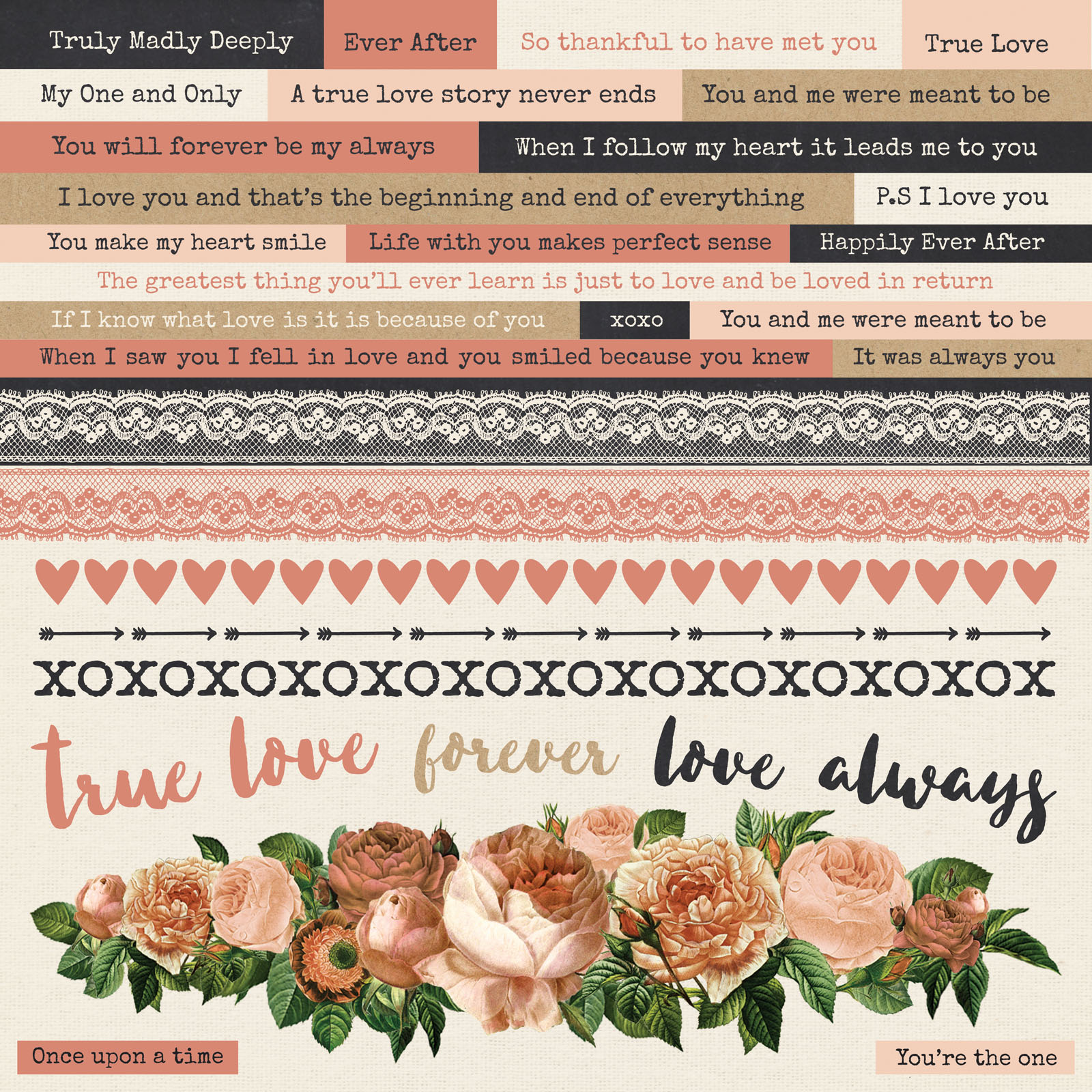 Kaisercraft • Sticker always & forever