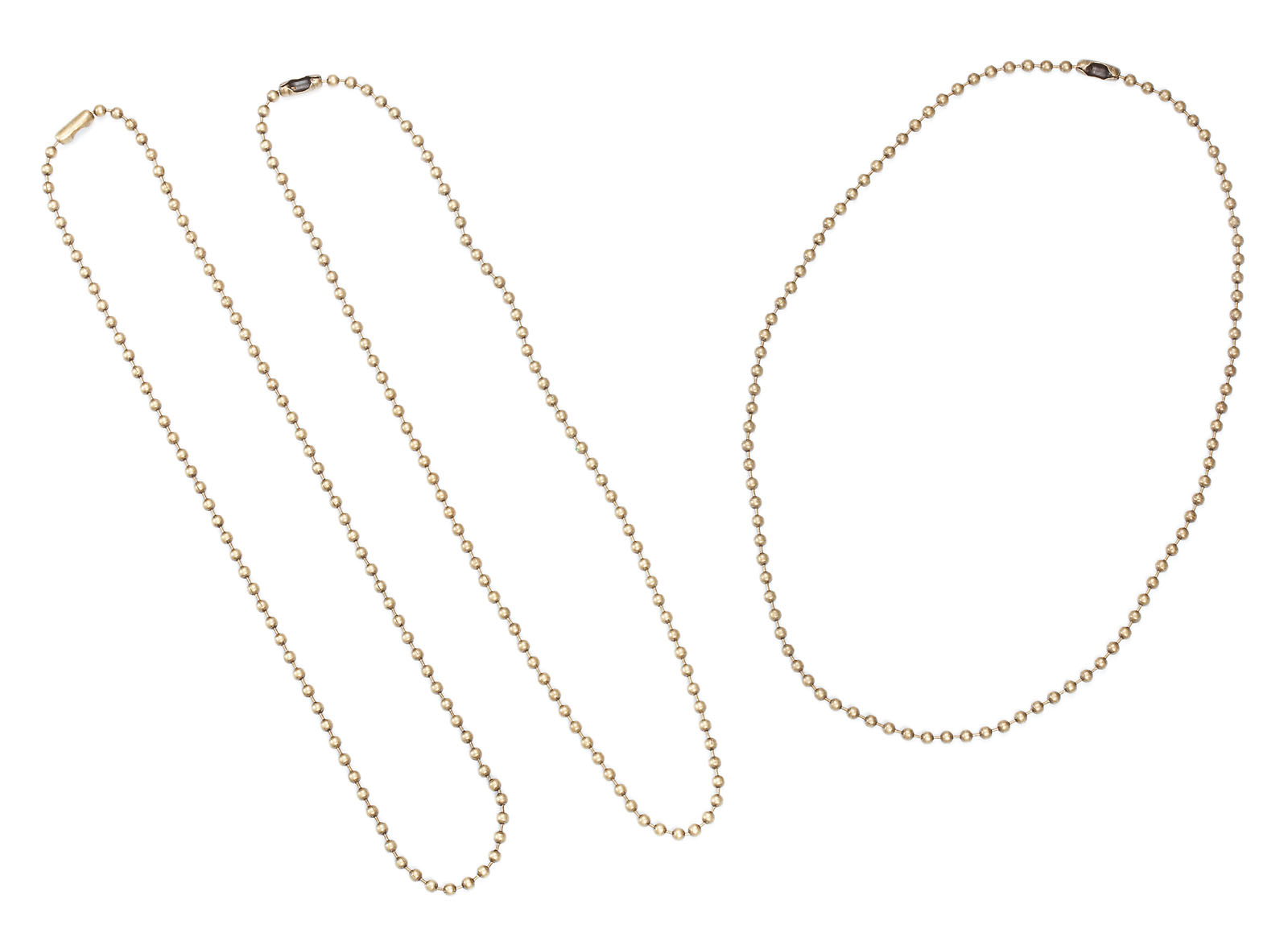 Darice • Signed sealed remembered ball chain 457x3mm x3 ant. Brass