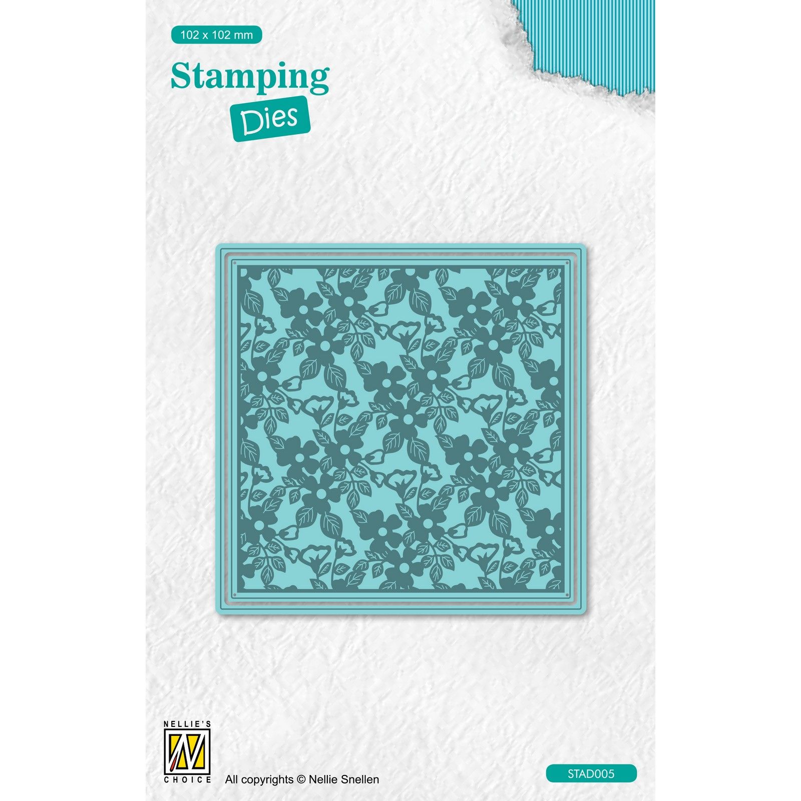 Nellie's Choice • Stamping Dies Square Flowers