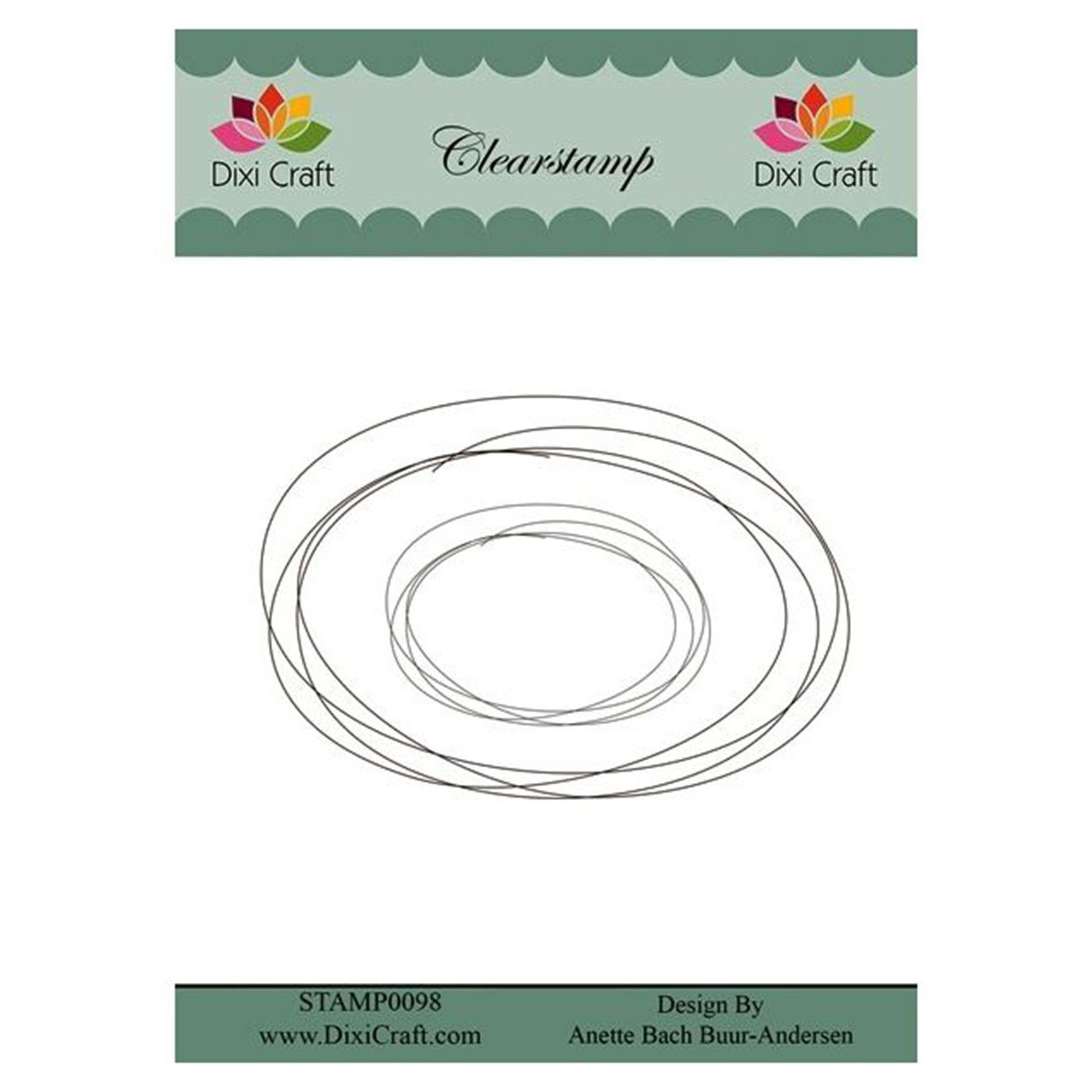 Dixi Craft • Clear Stamp Sketch Oval