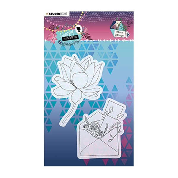 Studio Light • Clear stamp A6 Happy moments nr.459