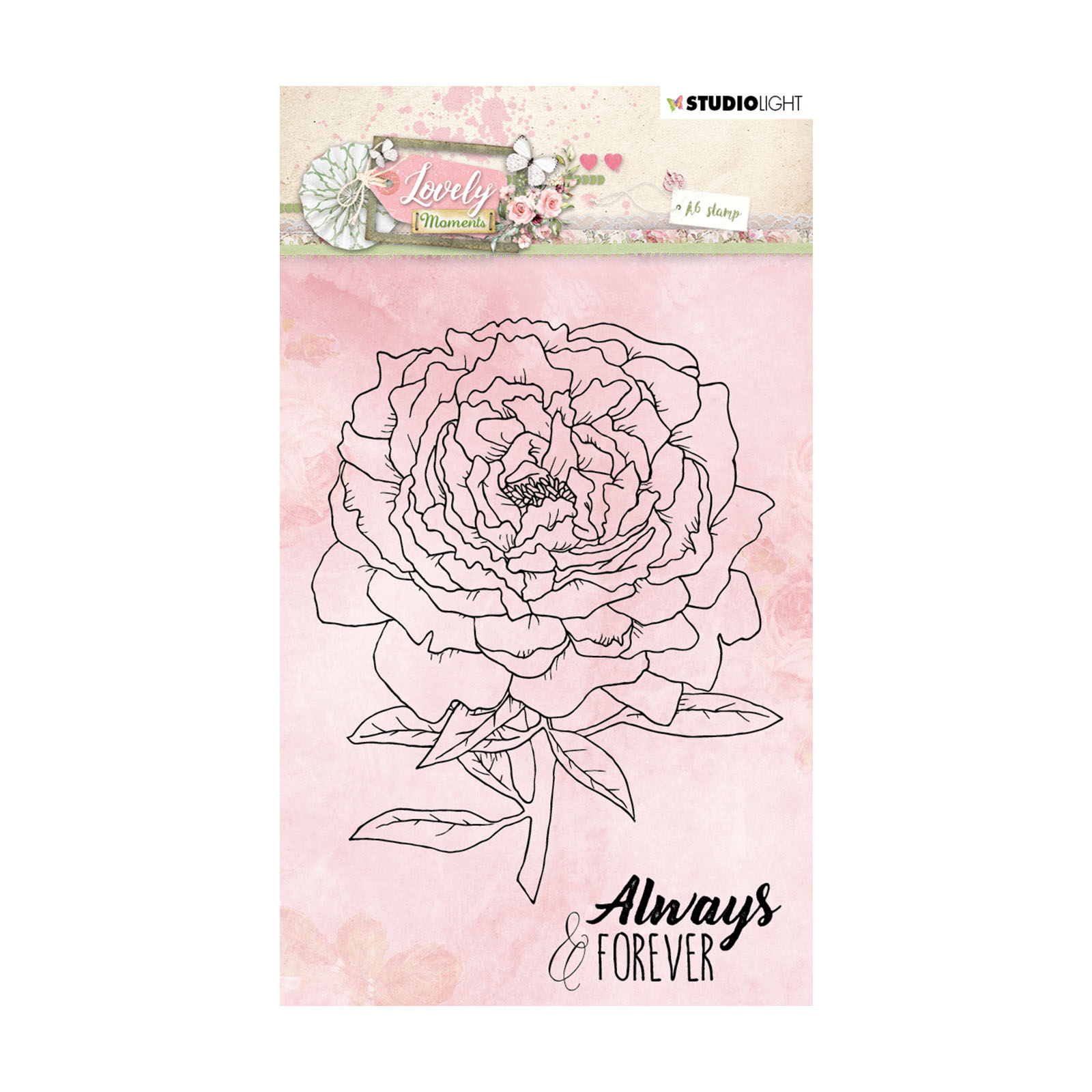 Studio Light • Clear stamp A6 Lovely Moments Nr.386