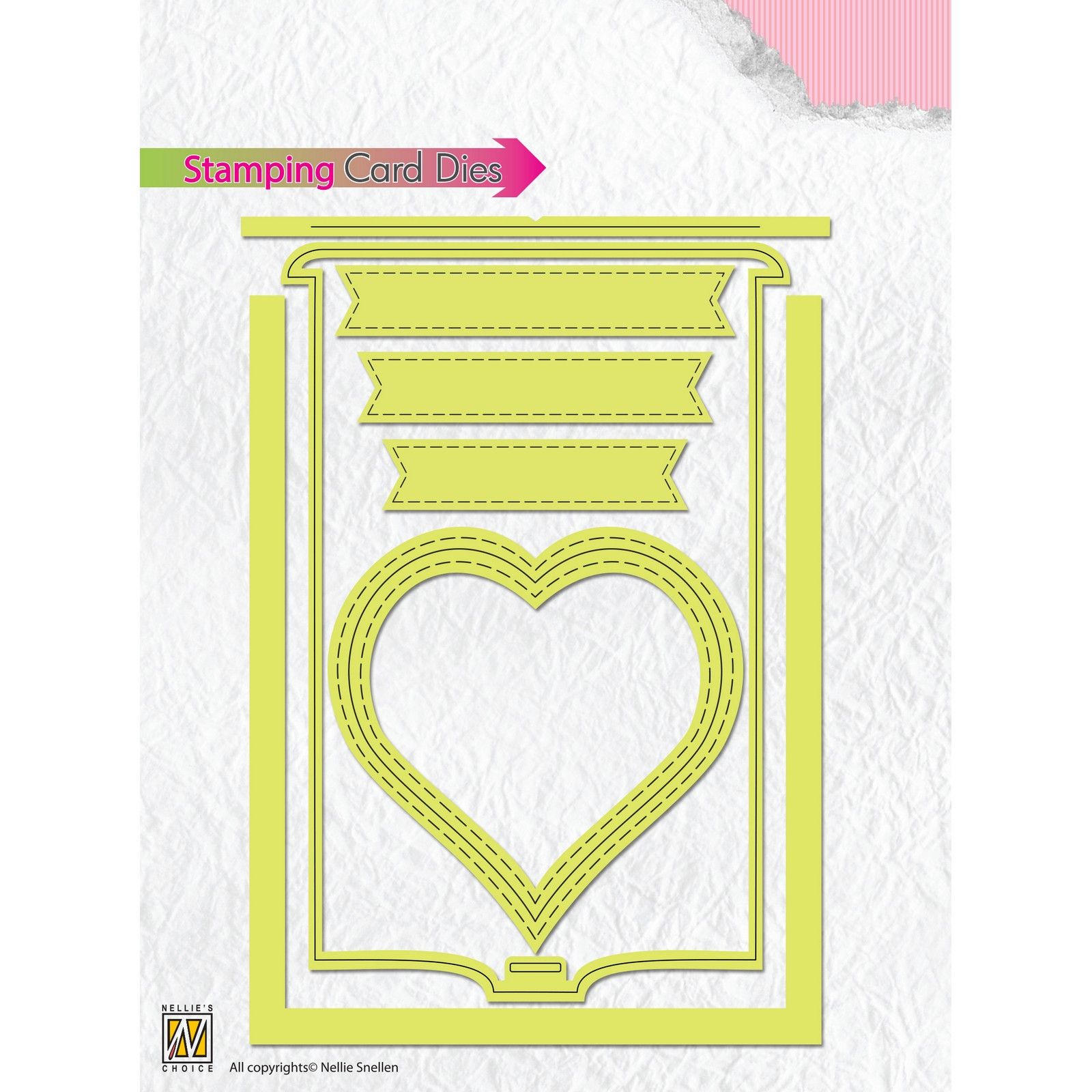 Nellie's Choice • Magic Stamping Card Dies Heart