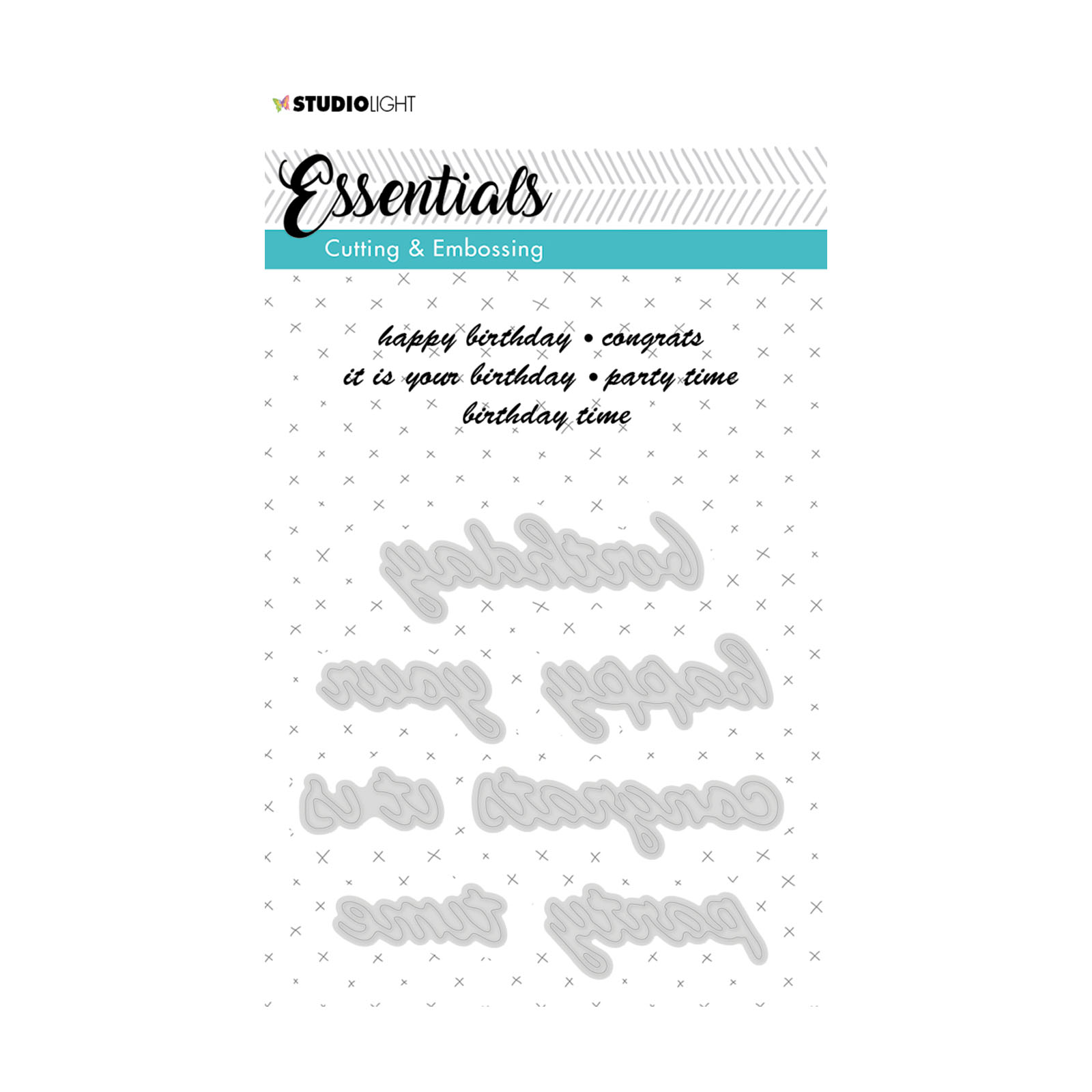 Studio Light • Essentials embossing die Nr.187