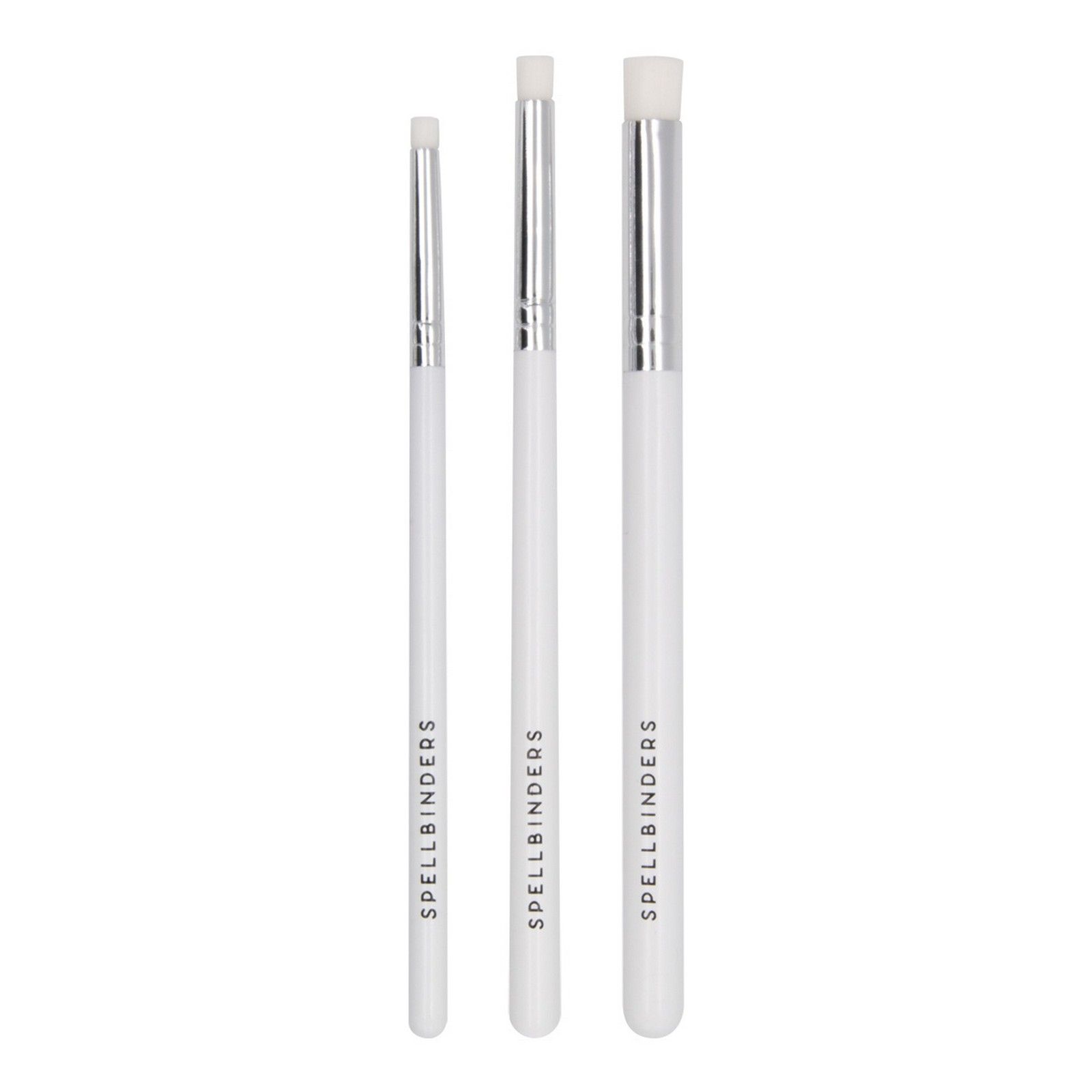 Spellbinders • Brochas Mezcladoras Mini 3,2mm, 4,8mm, 9,5mm Blanco 3uds
