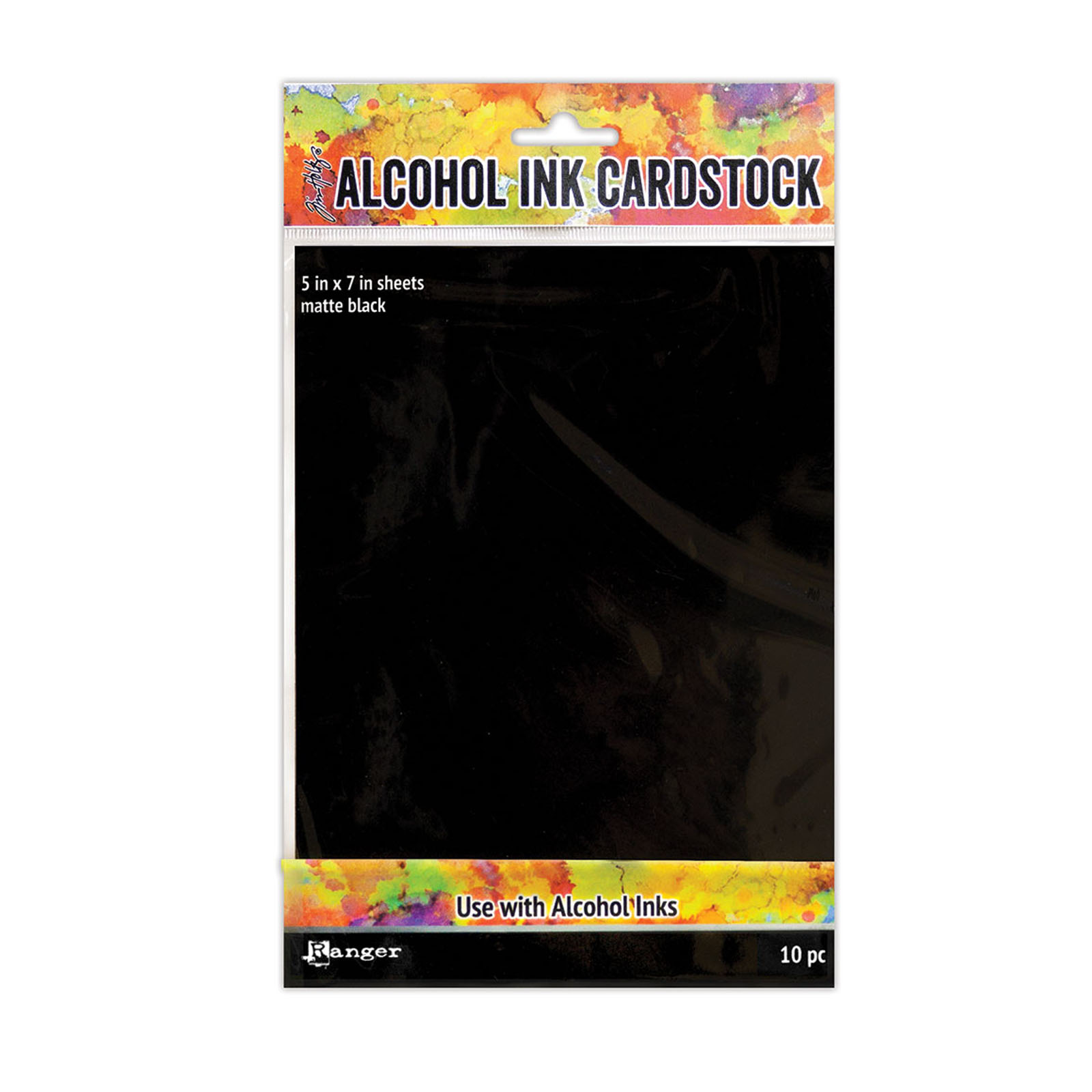 Ranger • Tim Holtz alcohol ink cardstock Black matte