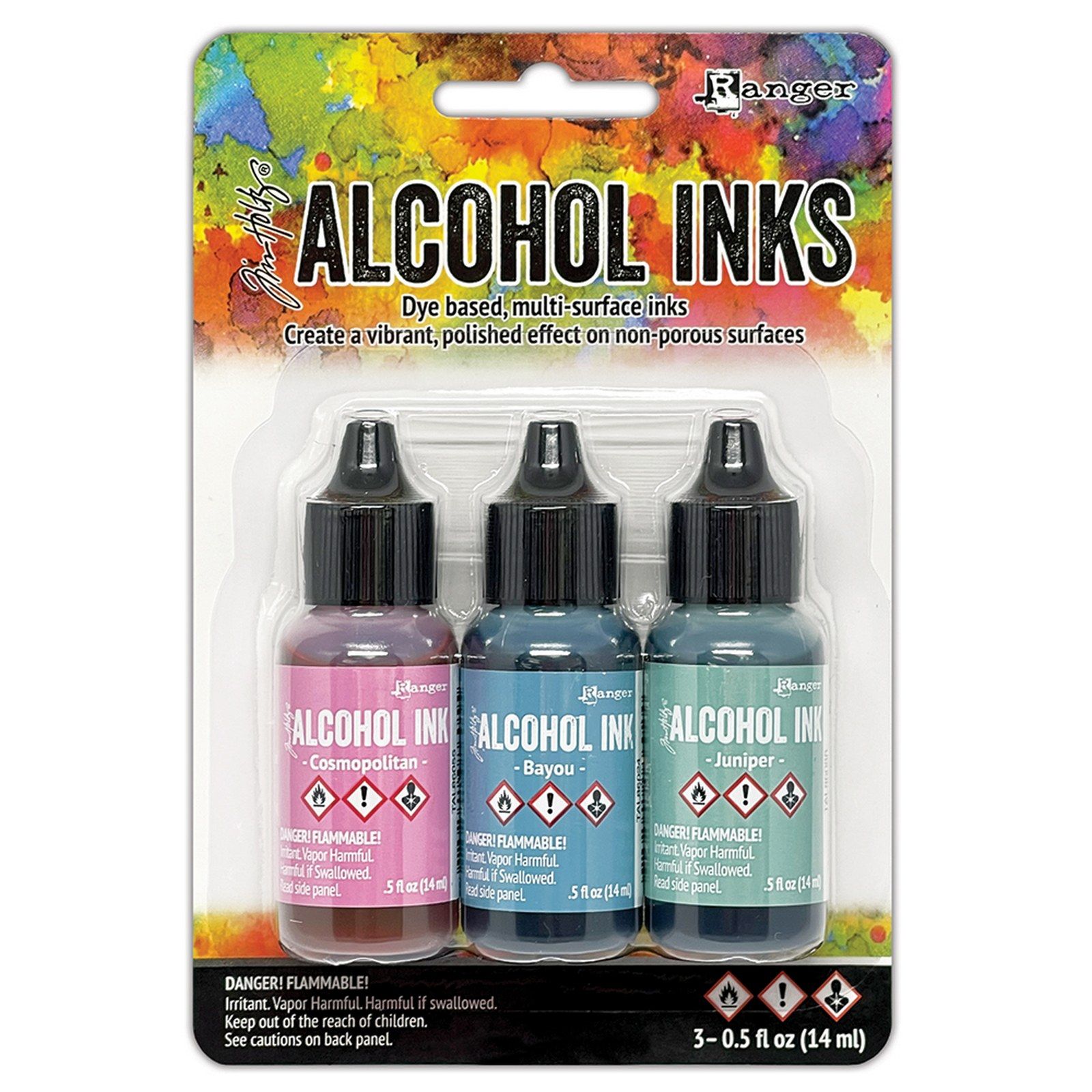 Ranger • Tim Holtz Alcohol Ink Kit Getaway 3pcs