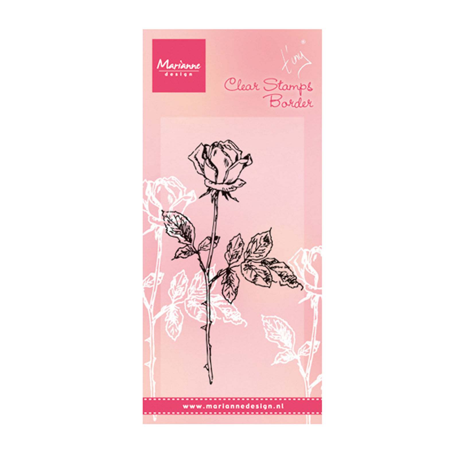 Marianne Design • Tampons transparent Tiny's Single rose