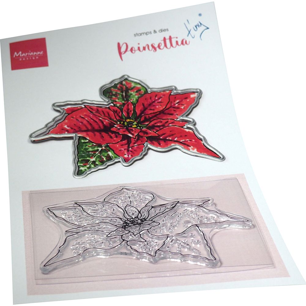 Marianne Design • Clear Stamps Tiny's Flowers - Poinsettia