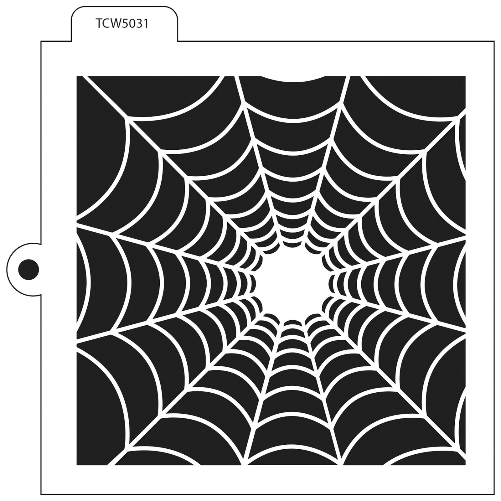 The Crafter's Workshop • Cookie stencil Spider's Web