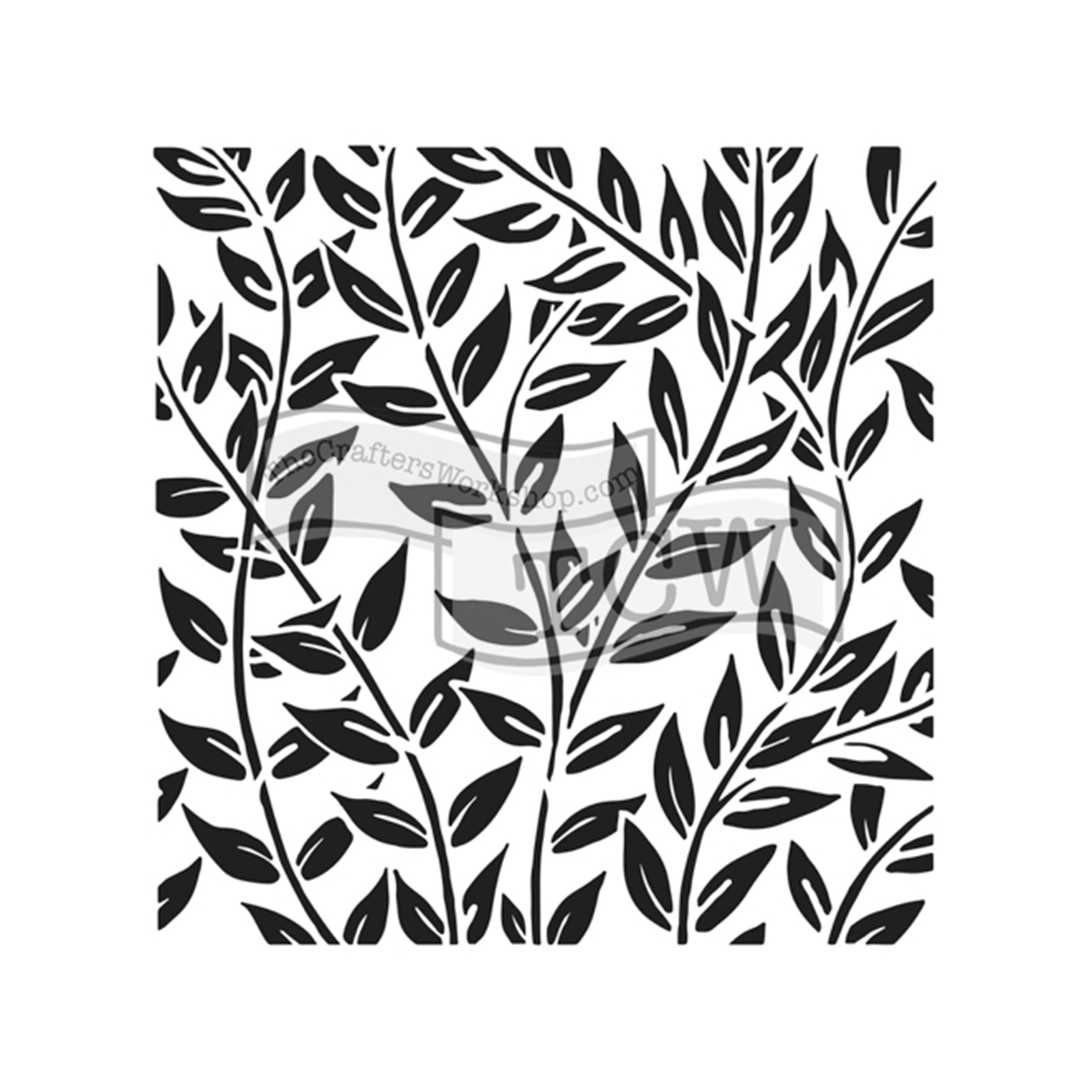 The Crafter's Workshop • Template 15x15cm Jungle Vines