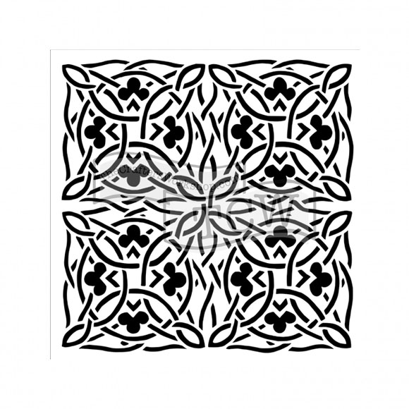 The Crafter's Workshop • Template 15x15cm Celtic Design