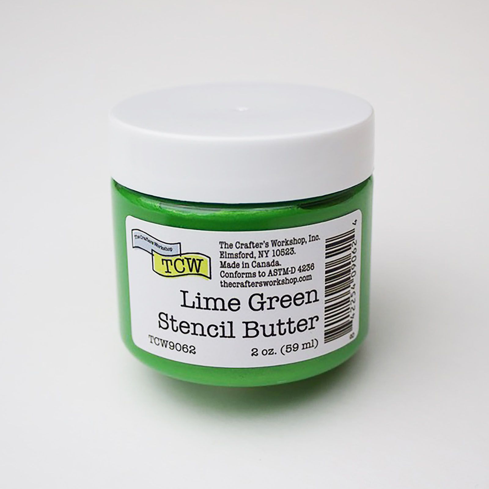 The Crafter's Workshop • Stencil butter Limoen groen 2 oz.