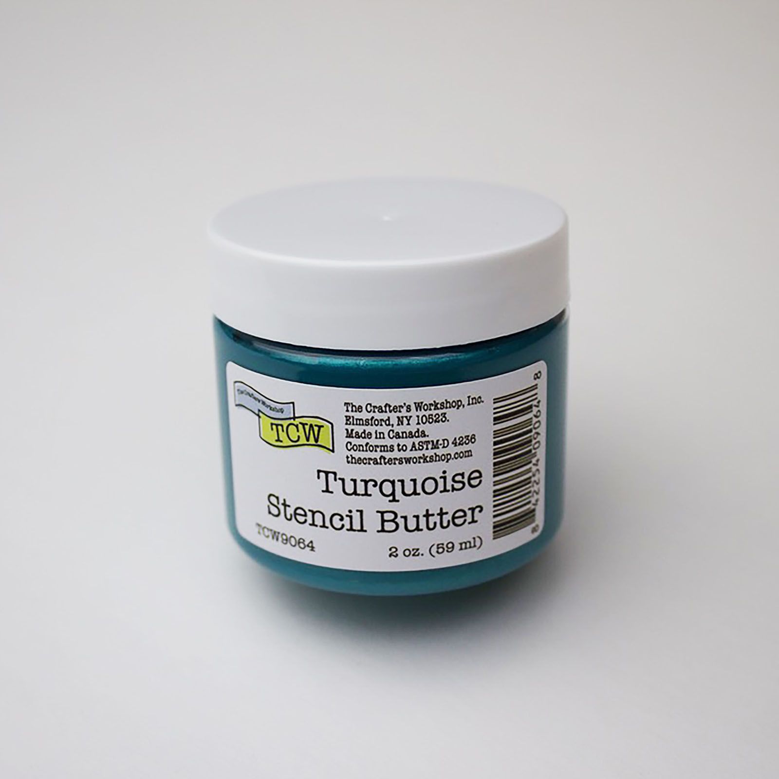 The Crafter's Workshop • Stencil butter Turquoise 2 oz.