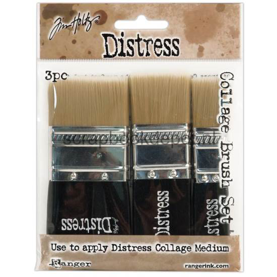 Ranger • Tim Holtz Distress collage brush 3 pack assortment