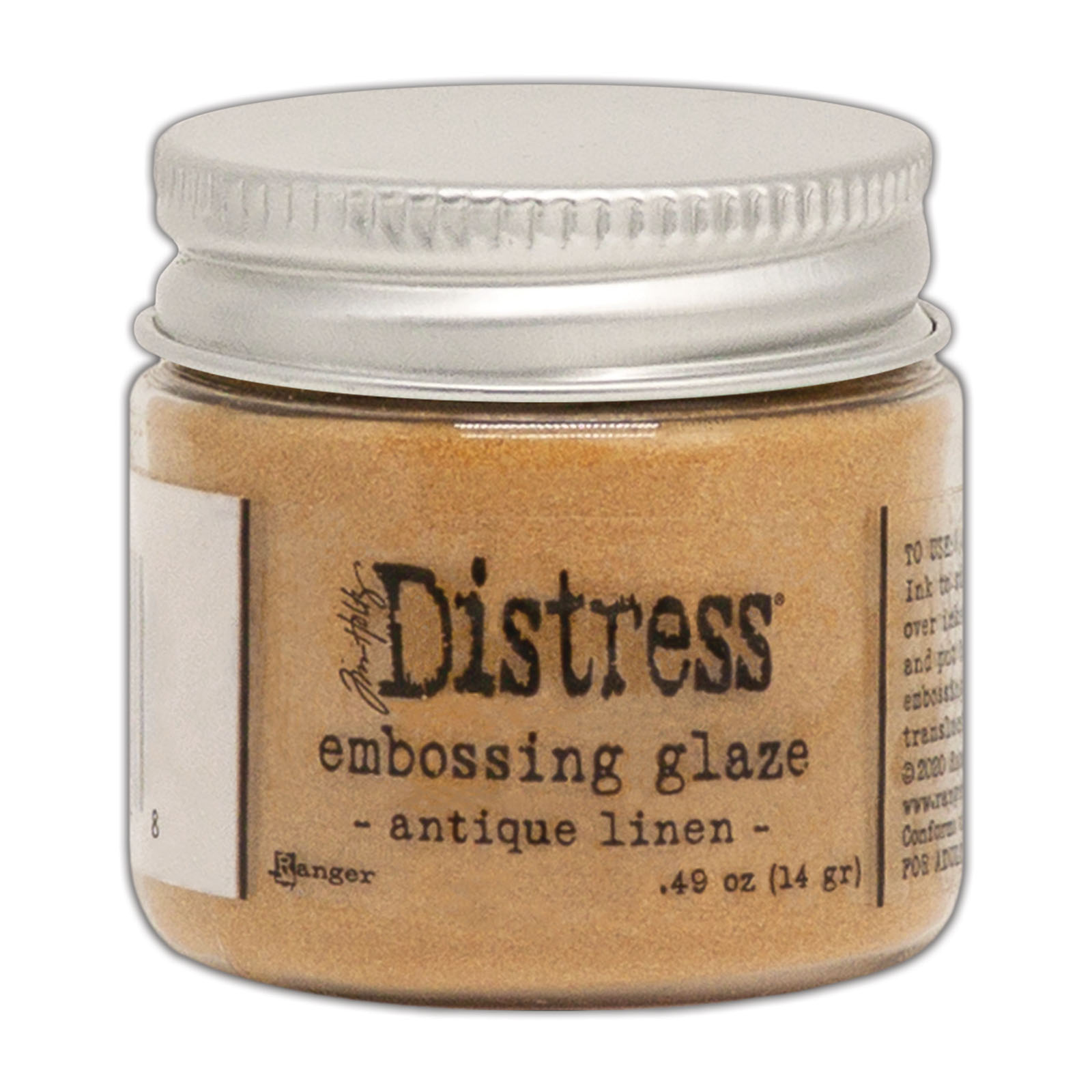 Ranger • Distress embossing glaze Antique linen