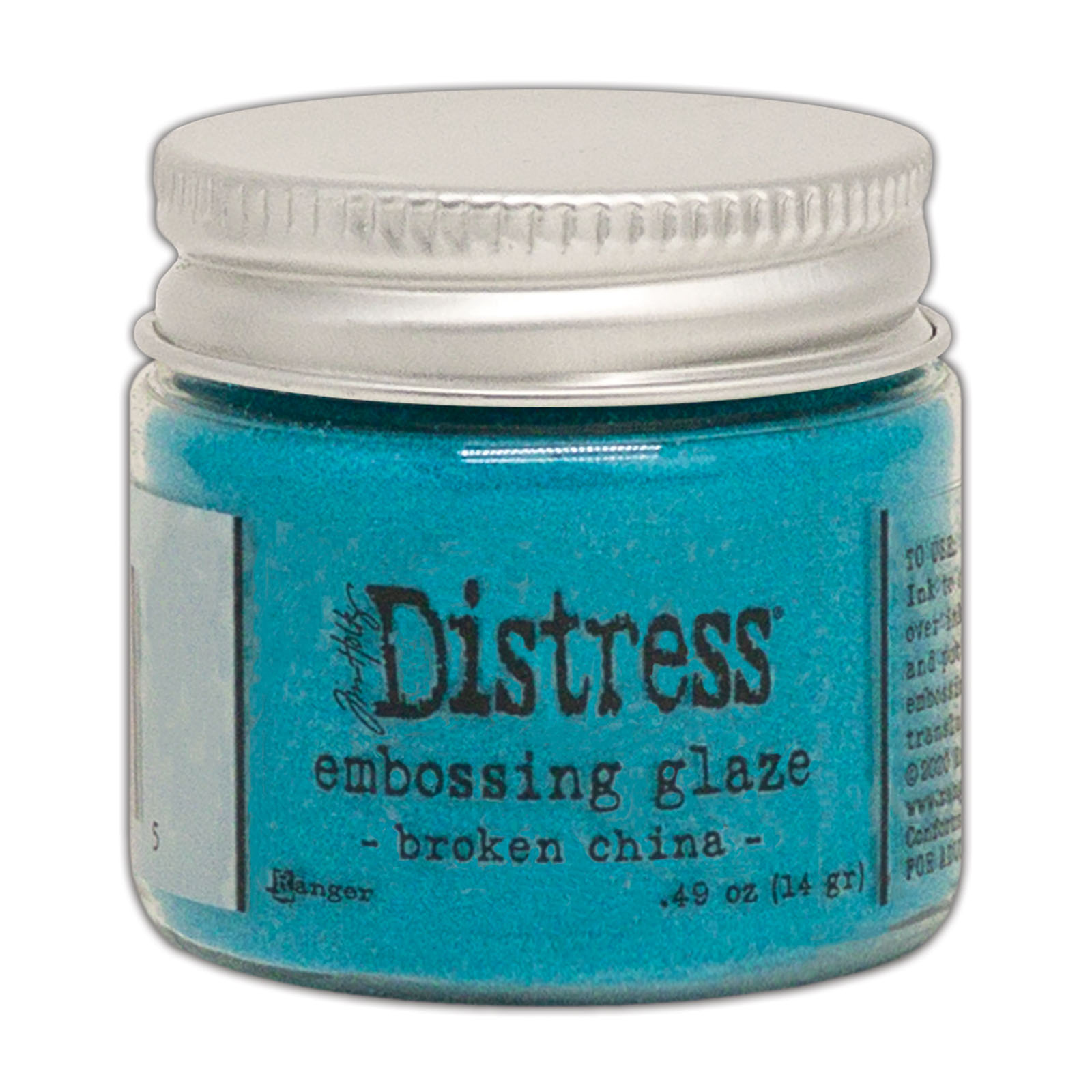 Ranger • Distress embossing glaze Broken china