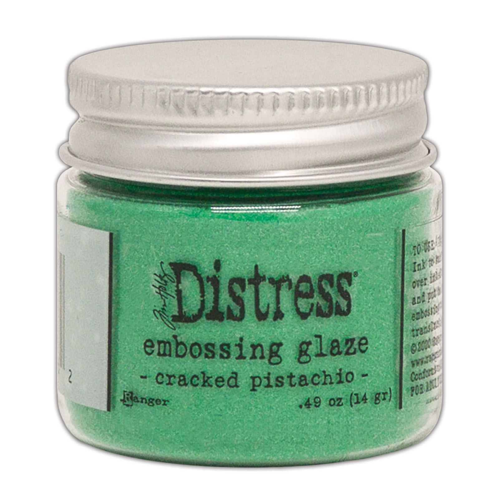Ranger • Distress embossing glaze Cracked pistachio