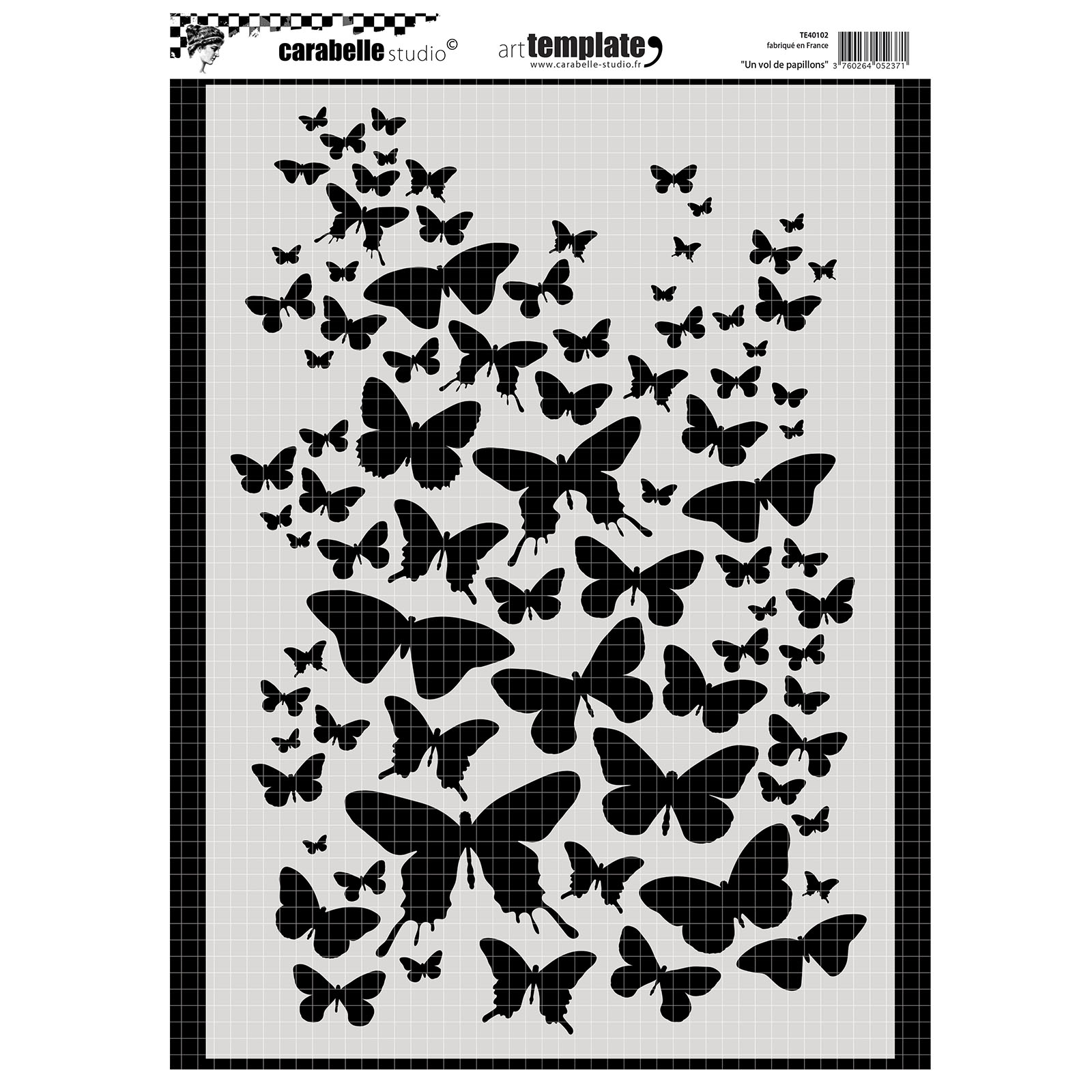 Carabelle Studio • Template A4 Un Vol De Papillons