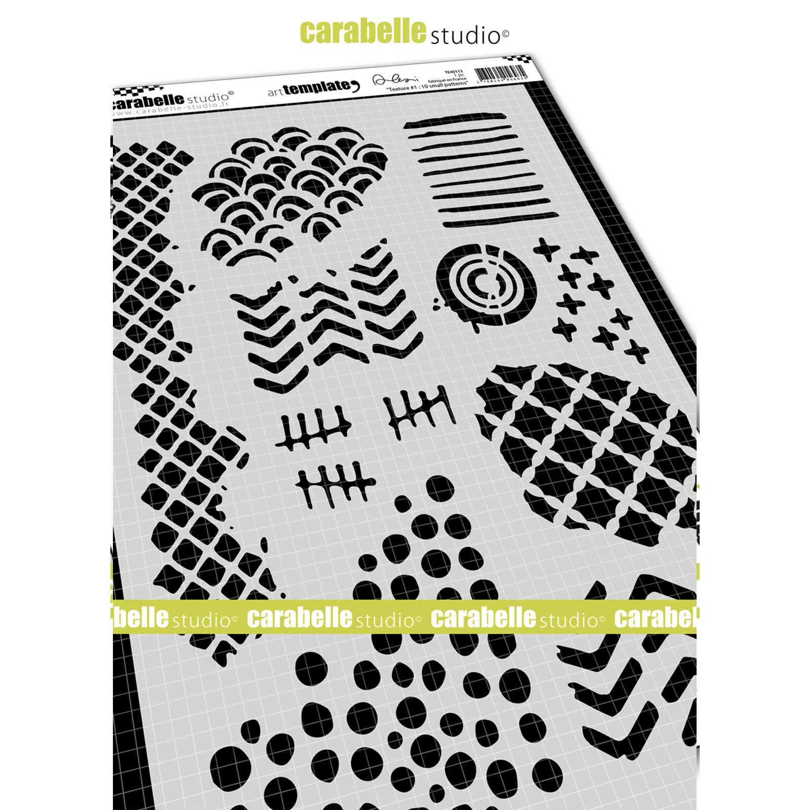 Carabelle Studio • Template A4 #1 10 Small Patterns