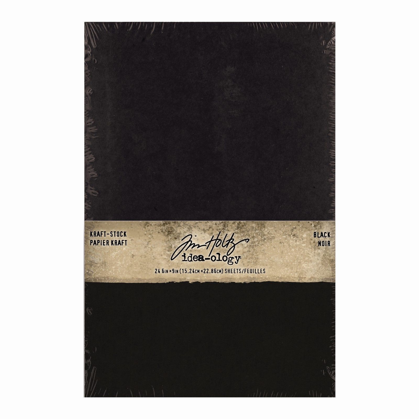 Idea-Ology • Tim Holtz Kraft Stock Black