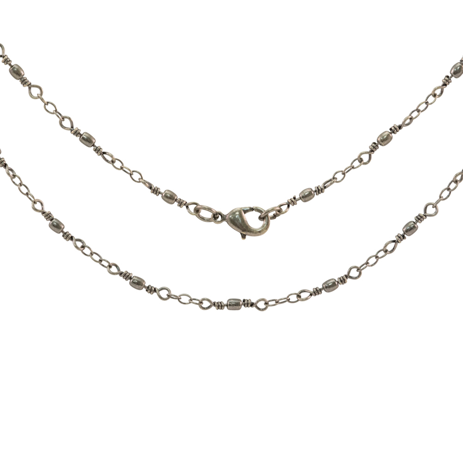 Advantus • Assemblage chain 18" Gunmetal wired beads