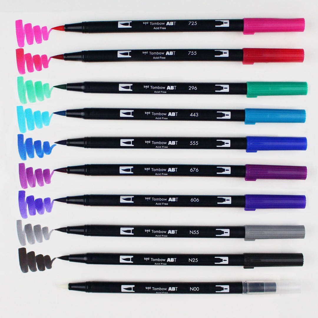 Tombow • Brush pen ABT dual brush pen set 12pcs