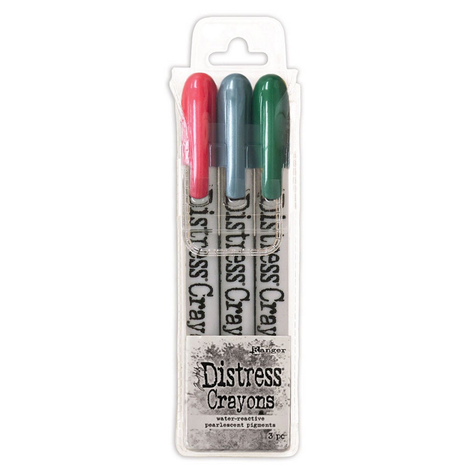 Ranger • Tim Holtz Distress Crayons Holiday Pearlescent Set 1 3pcs