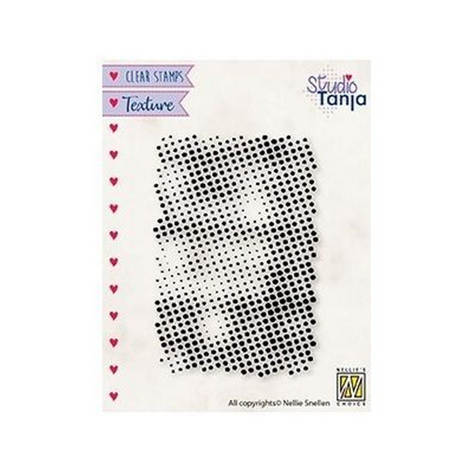 Nellie's Choice • Motive Clear Stamps Texture Dots