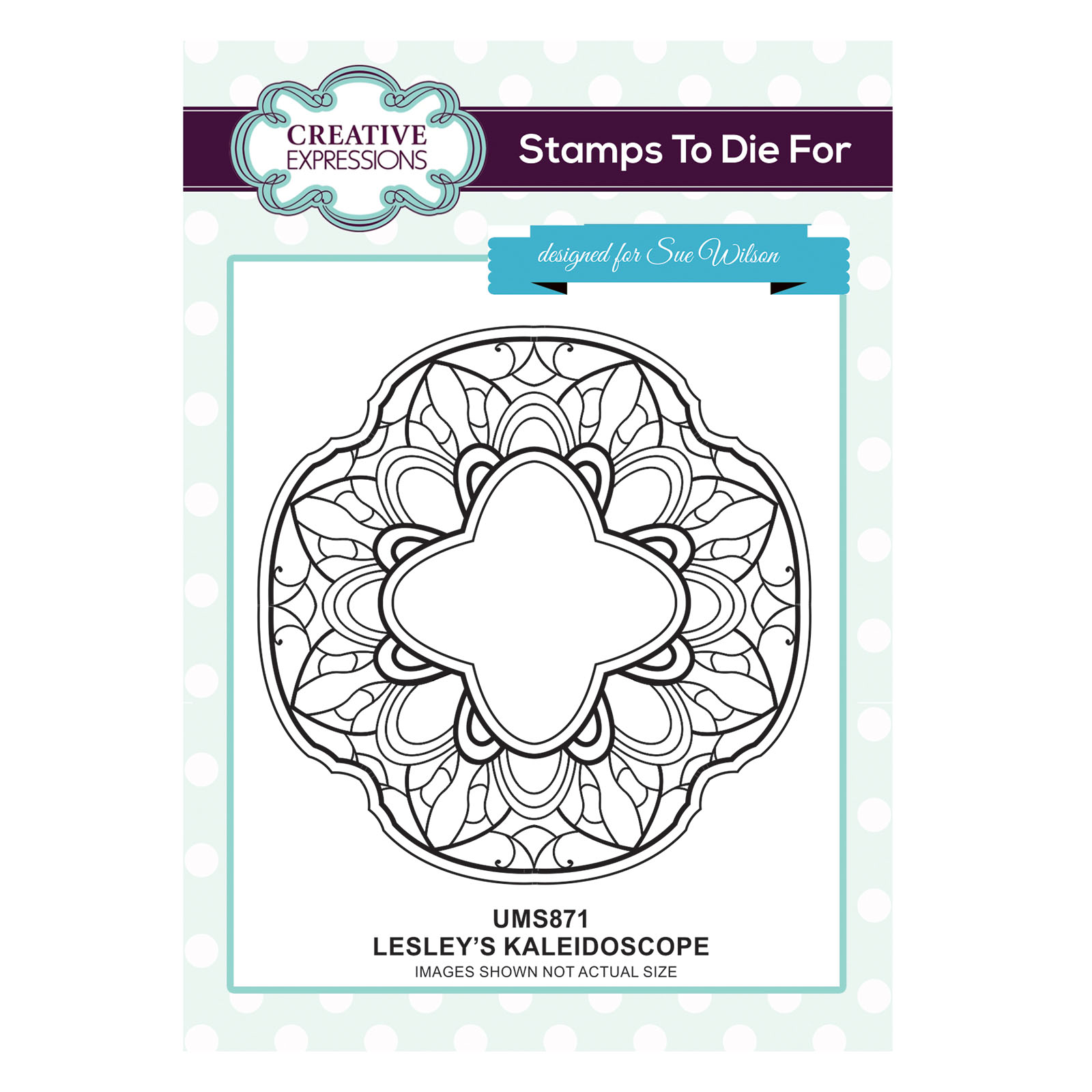 Creative Expressions • Stamps to die for Lesley's Kaleidoscope