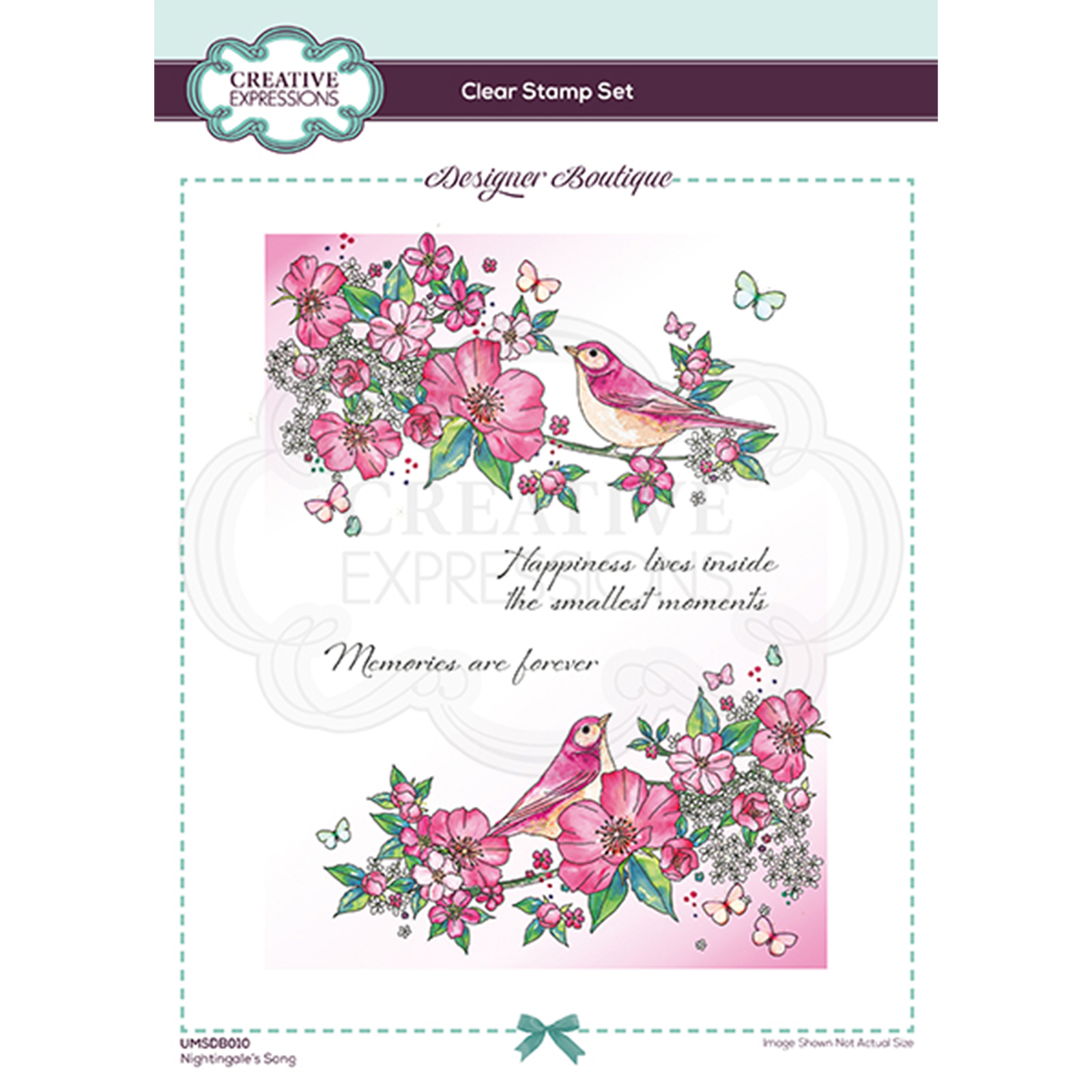 Creative Expressions • Clear stamp Nightingale's song