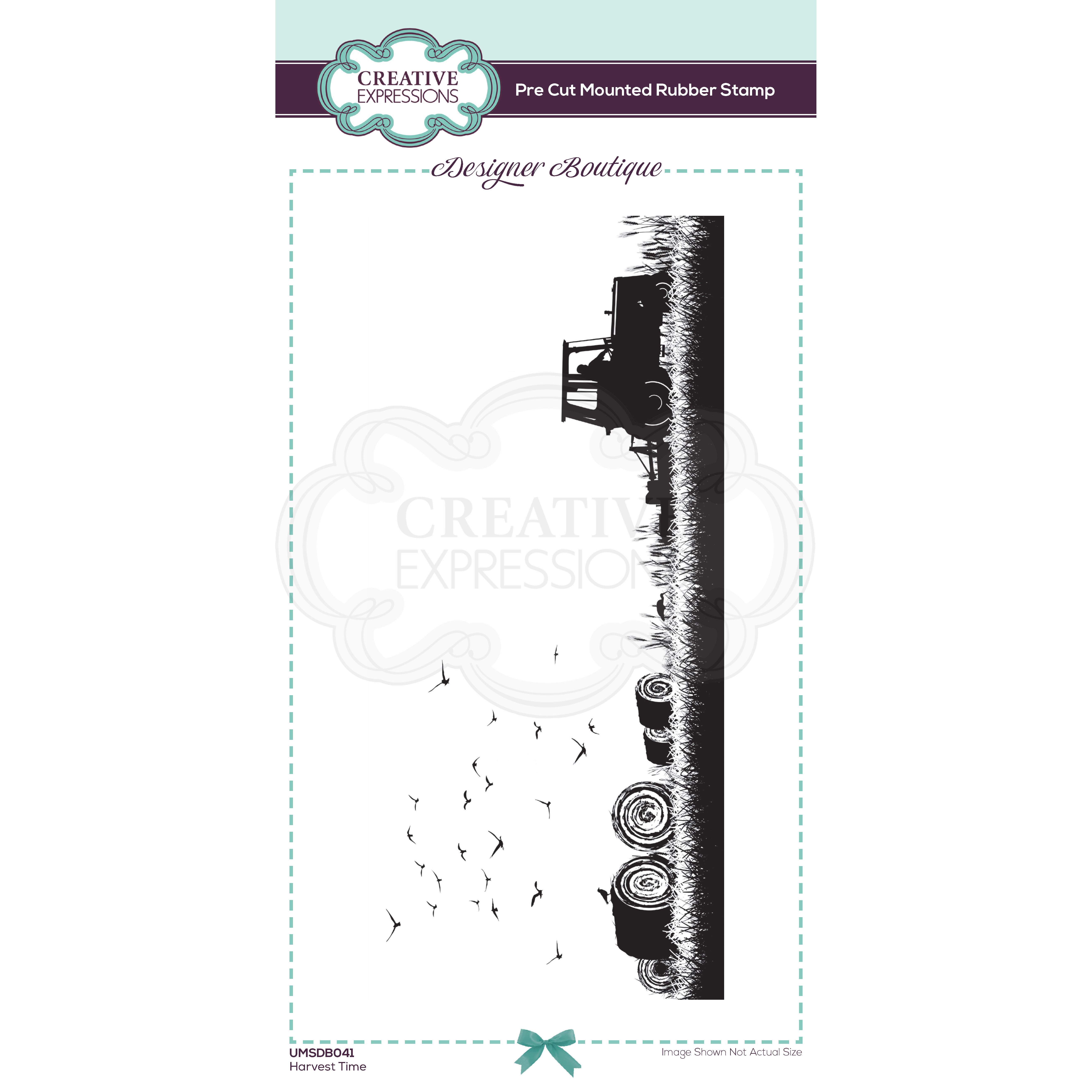 Creative Expressions • Designer boutique voorgesneden mounted rubberen stempel Harvest time