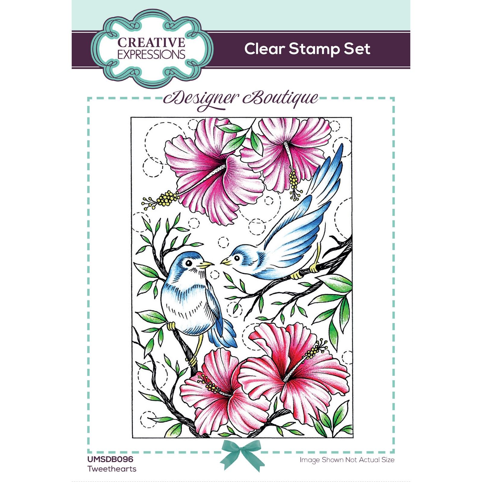 Creative Expressions • Designer boutique clear stamp set Tweethearts 14,8x10,5cm