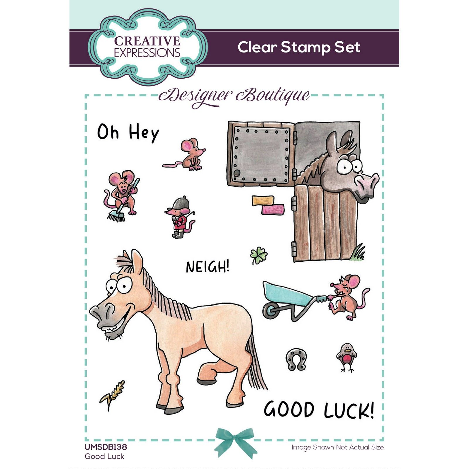 Creative Expressions • Designer Boutique Clear Stamp Set Good Luck